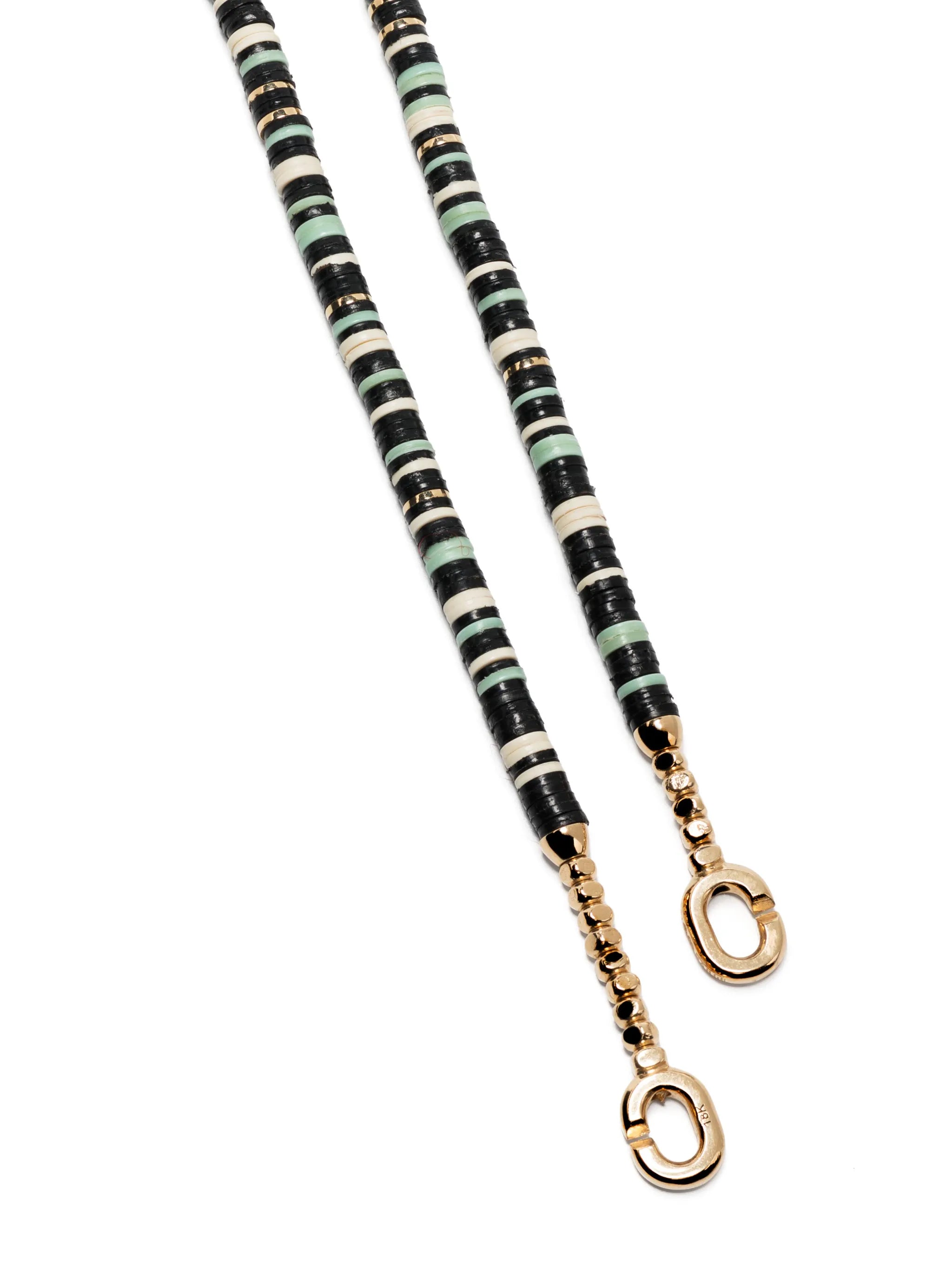 18kt yellow gold Housa bead necklace