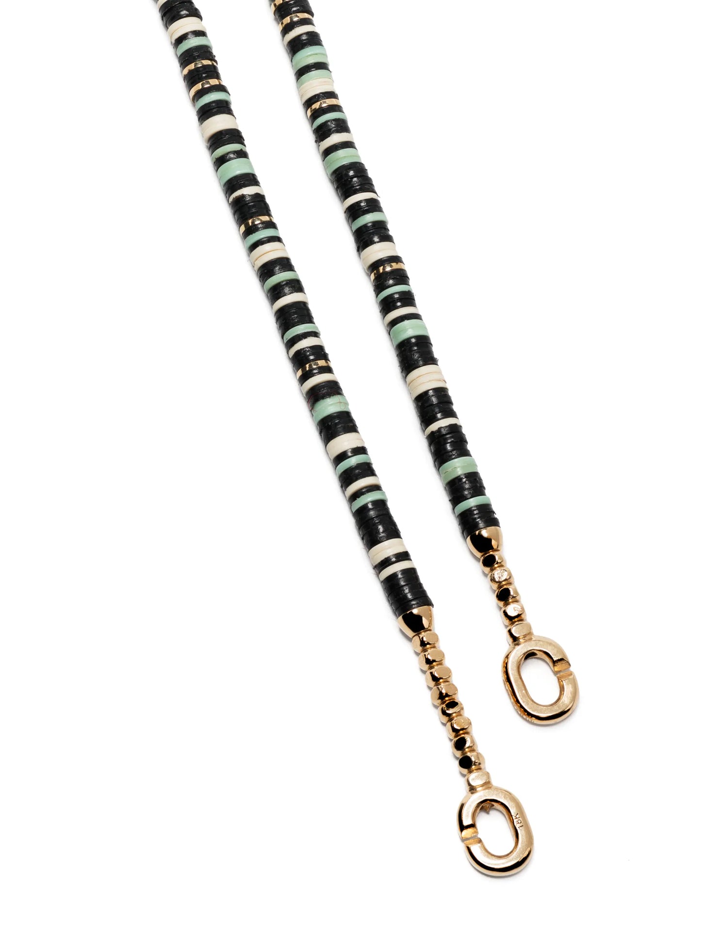 18kt yellow gold Housa bead necklace