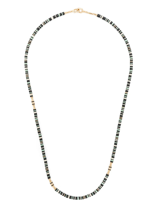 18kt yellow gold Housa bead necklace