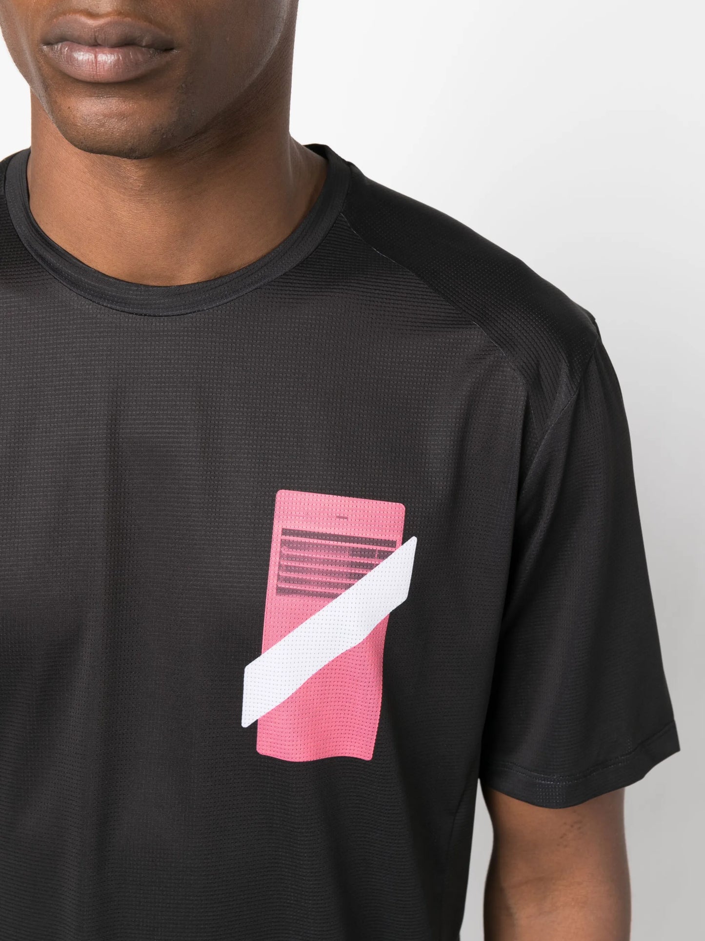 graphic-print performance T-shirt
