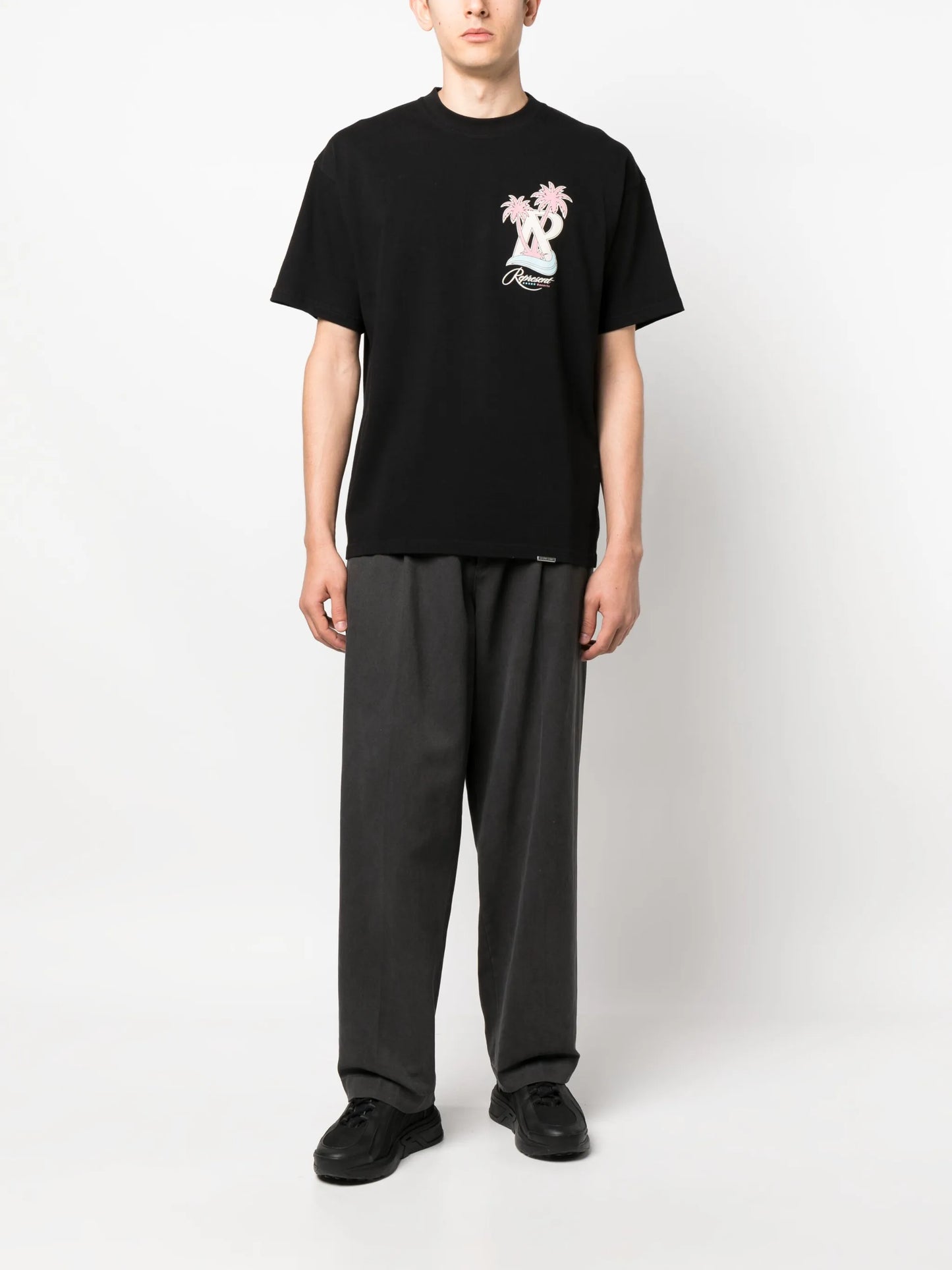 logo-print cotton T-shirt