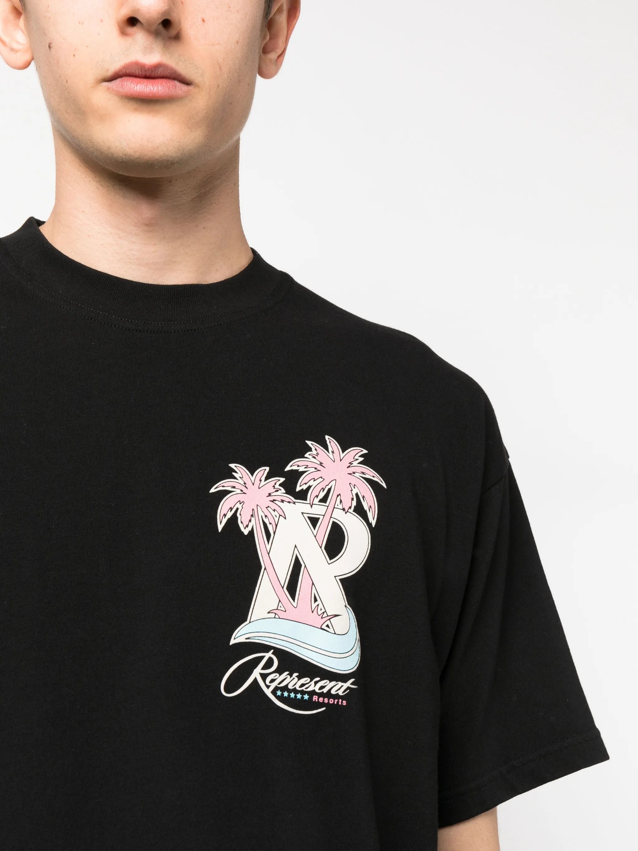 logo-print cotton T-shirt