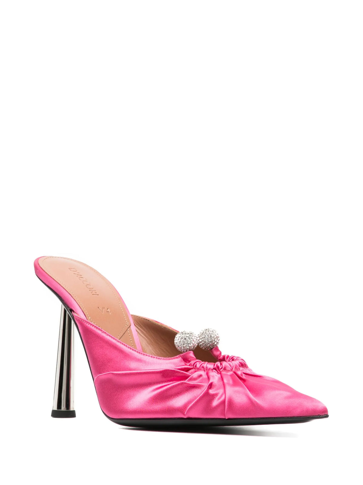 Eve 100m pointed-toe mules