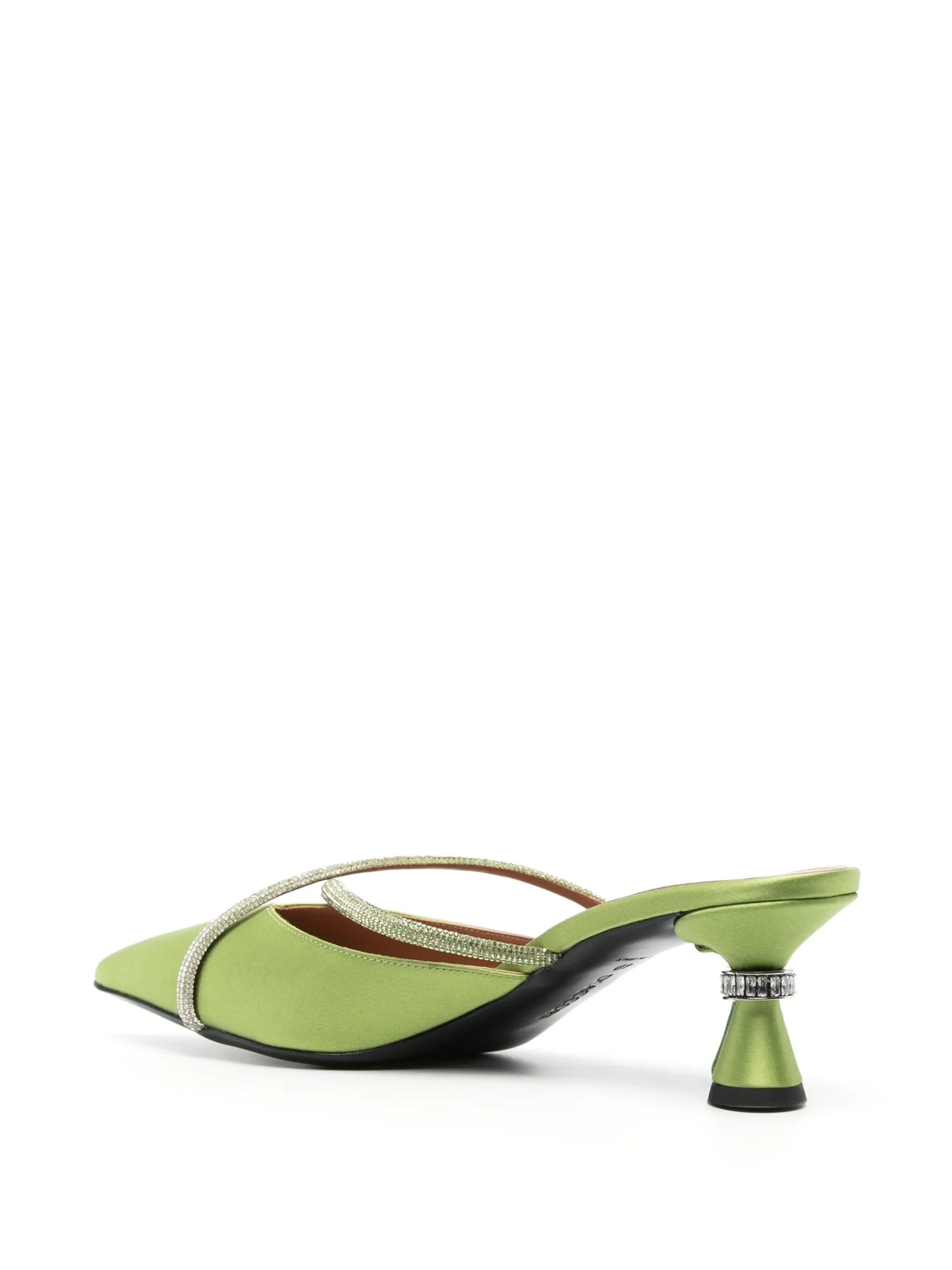 Ella 50mm rhinestone-embellished mules