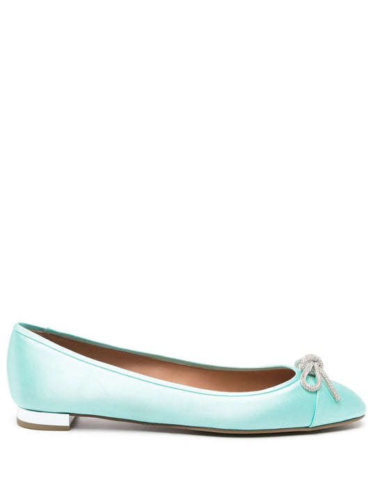 Parisina satin ballerina shoes