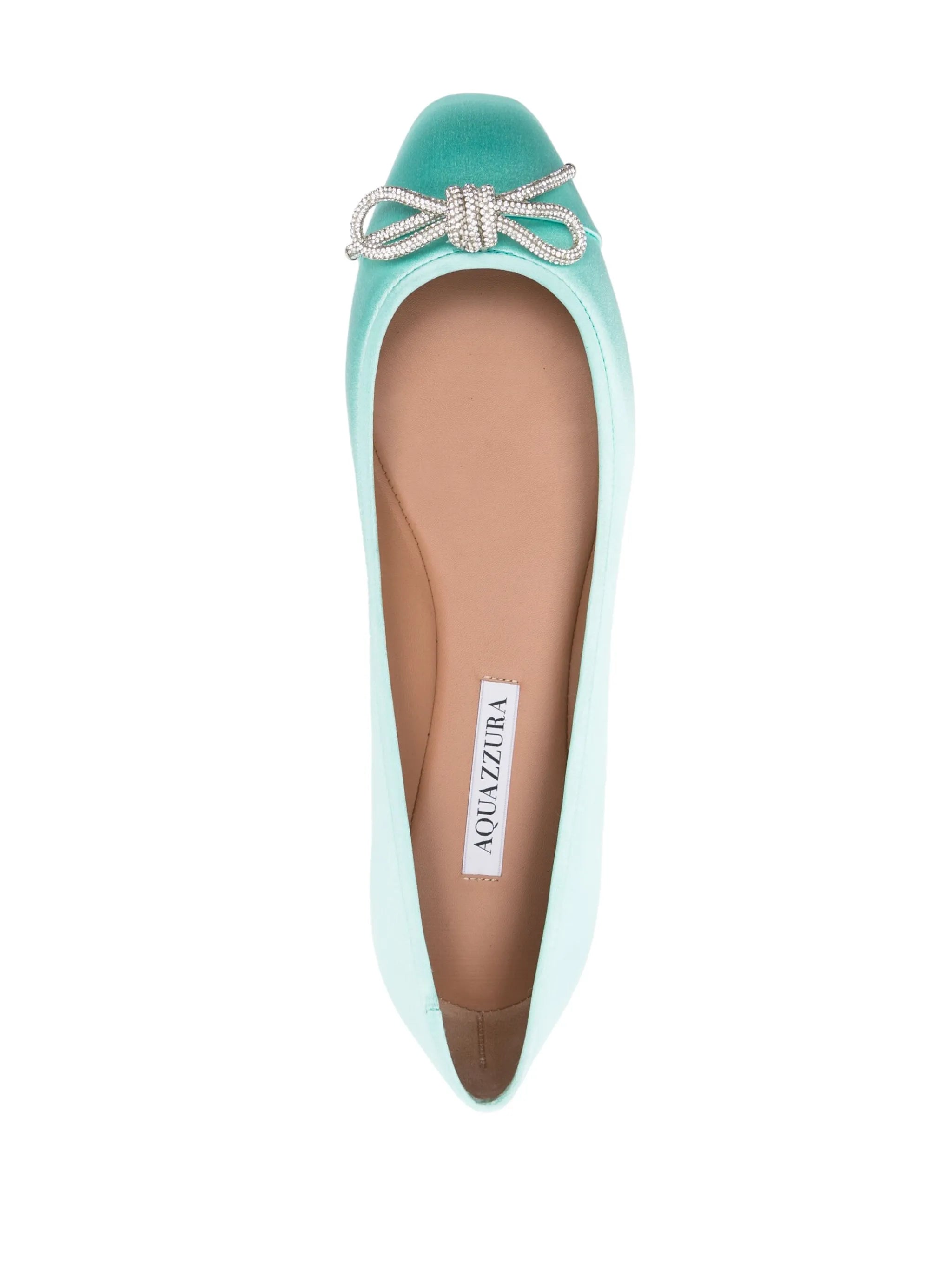 Parisina satin ballerina shoes