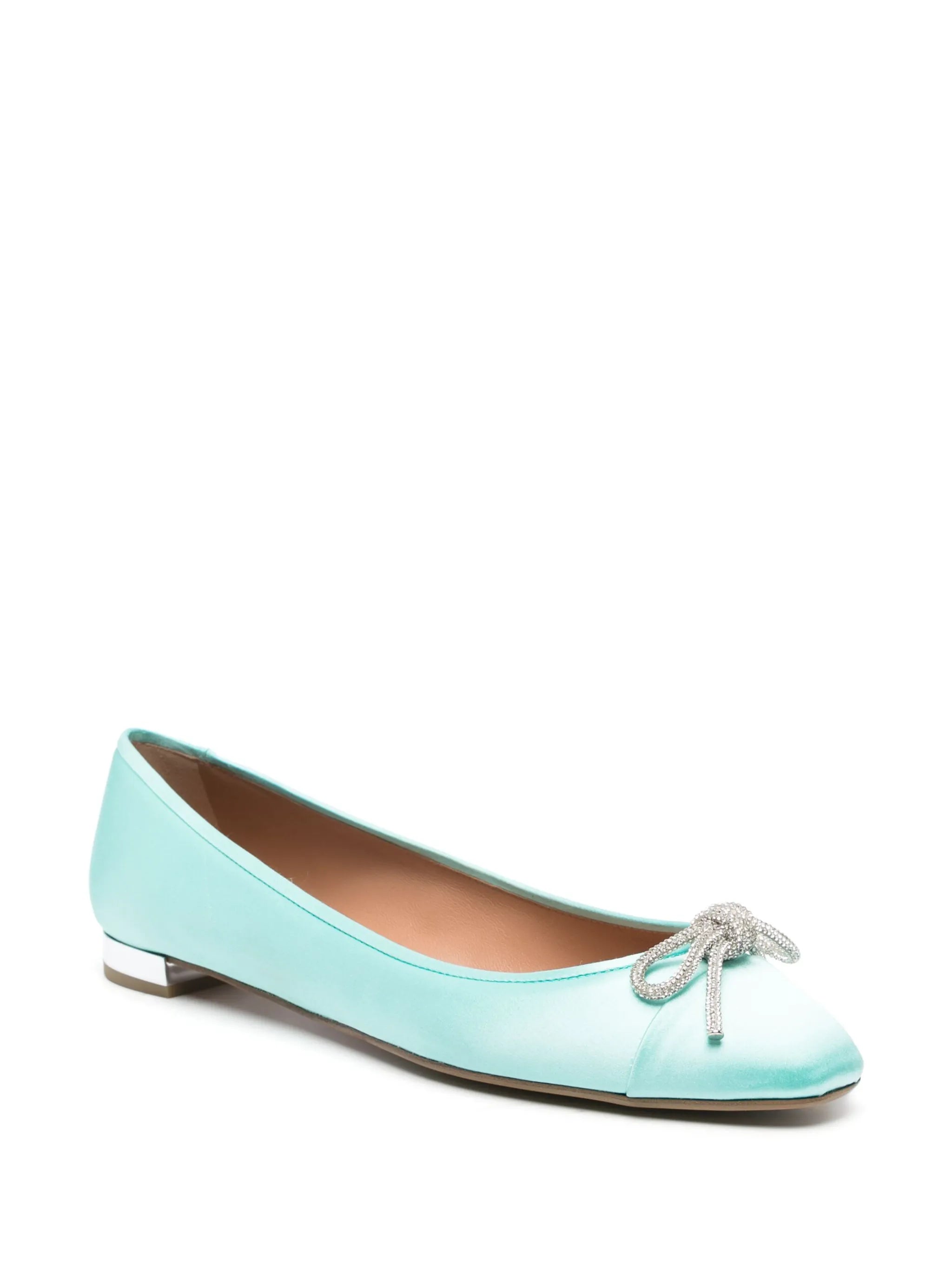Parisina satin ballerina shoes