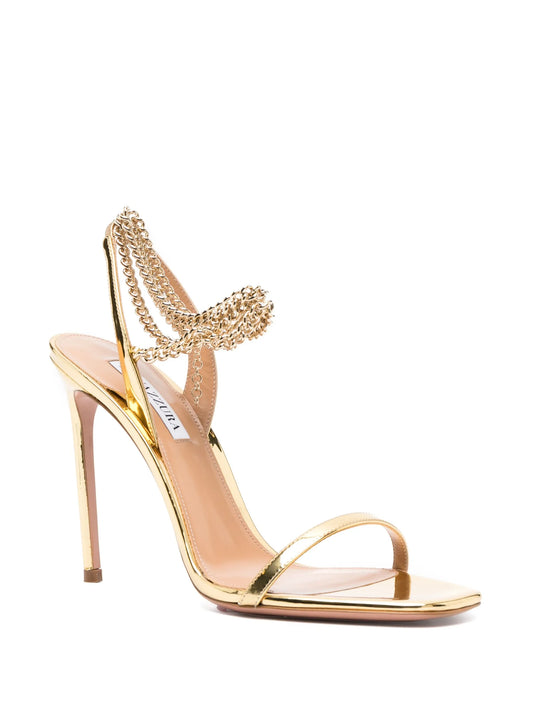 Flash 105mm metallic sandals