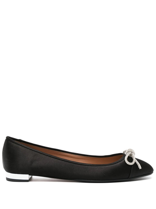 Parisina satin-finish ballerina shoes