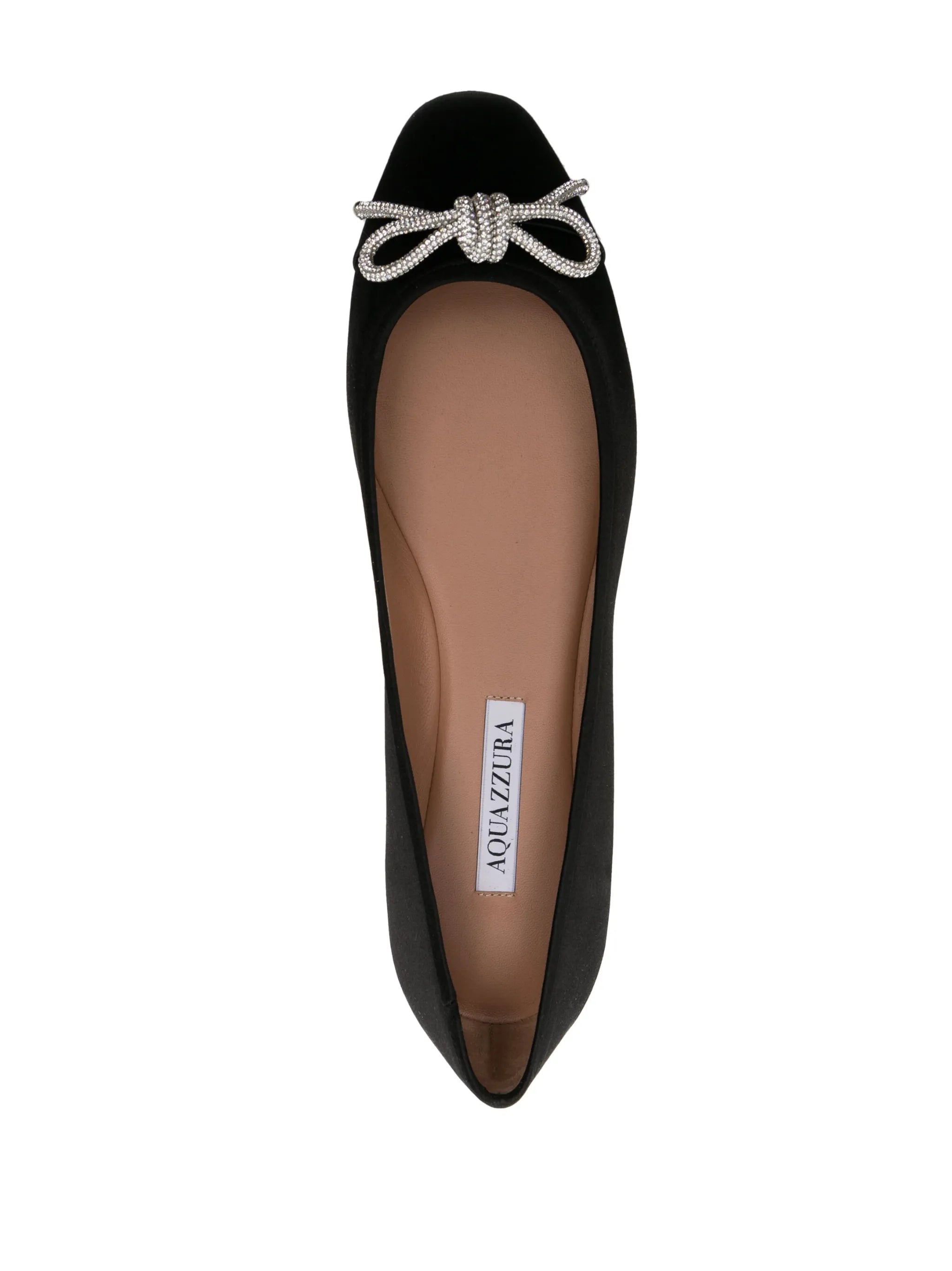 Parisina satin-finish ballerina shoes