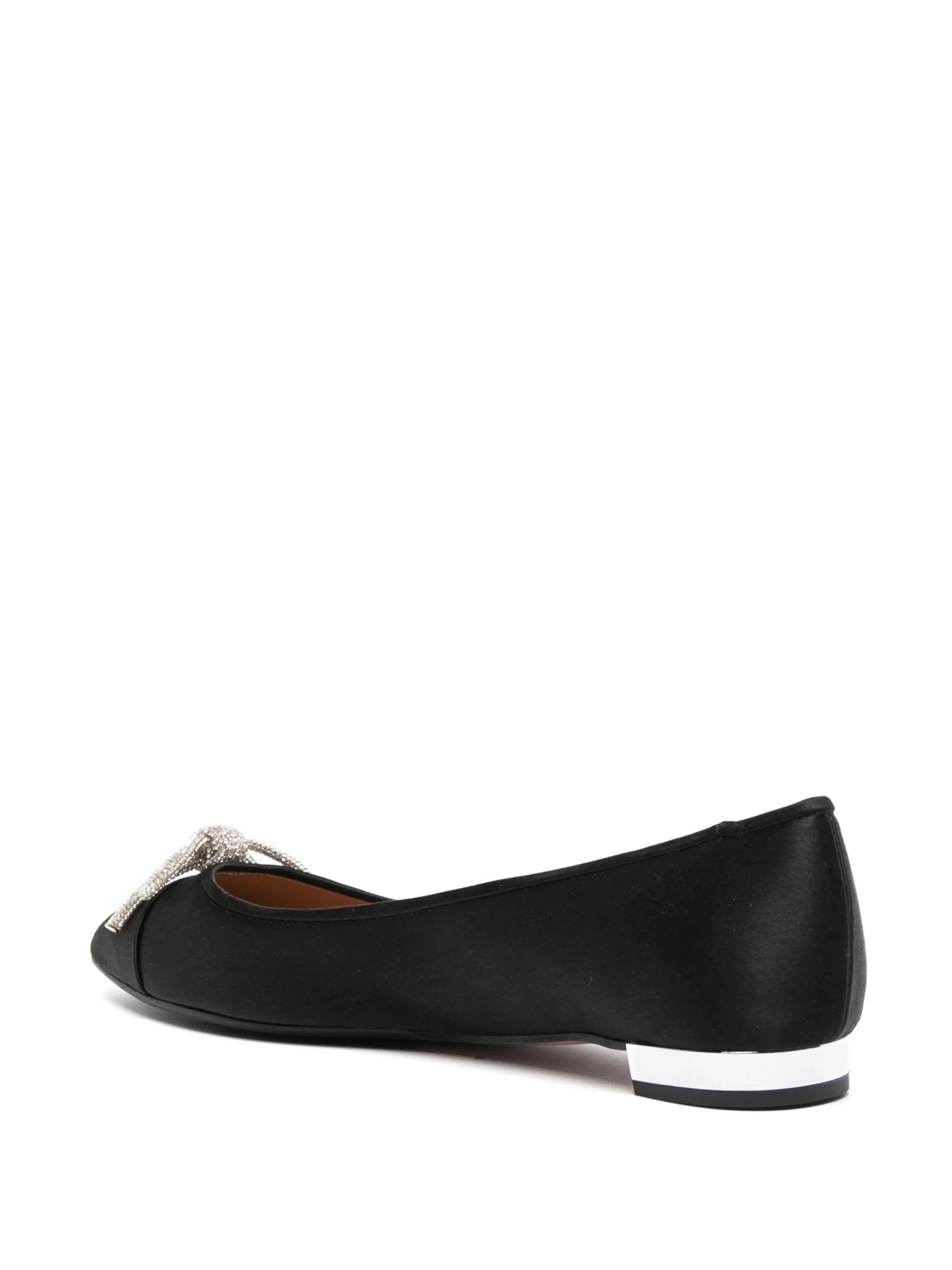 Parisina satin-finish ballerina shoes
