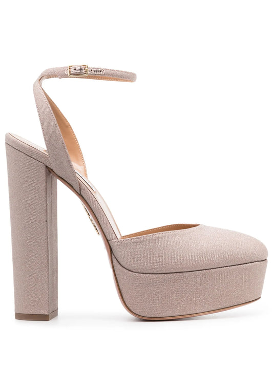 So High 140mm platform pumps
