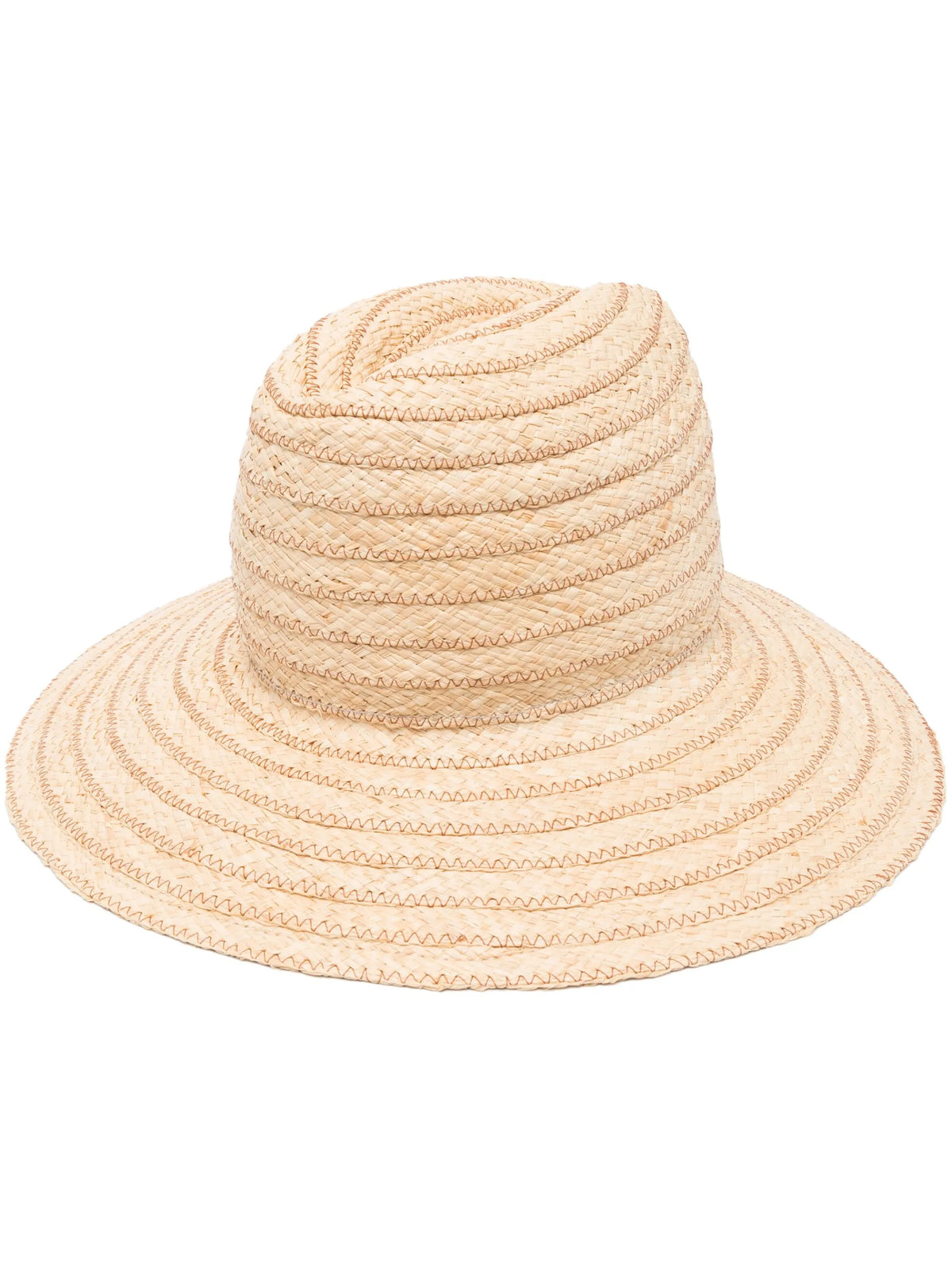 Reqium zigzag-embroidered hat