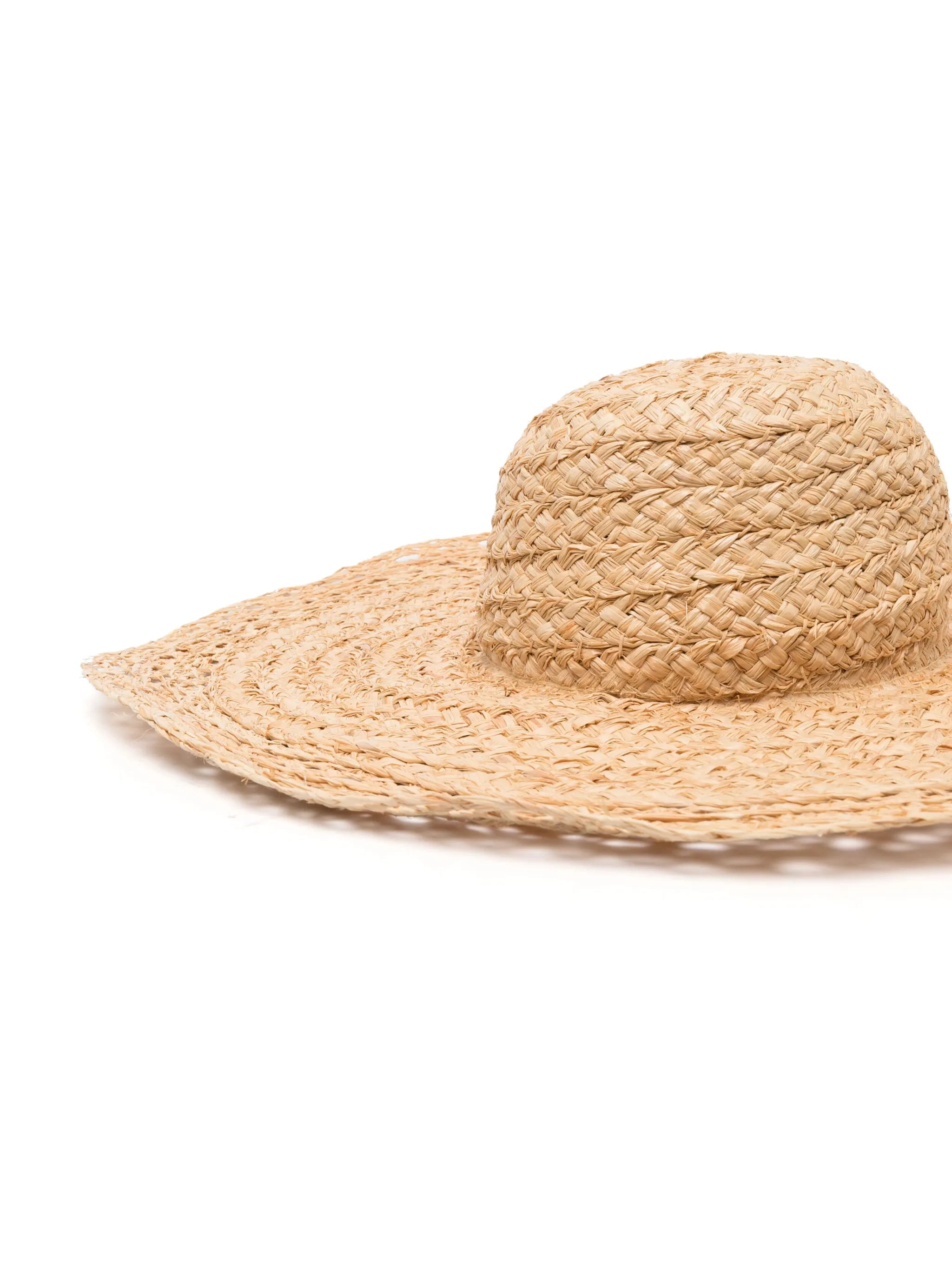 Mary Jane wide-brim raffia hat