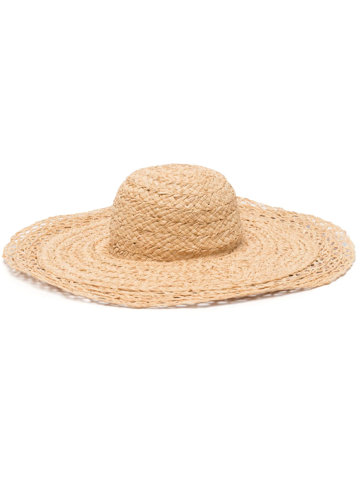 Mary Jane wide-brim raffia hat