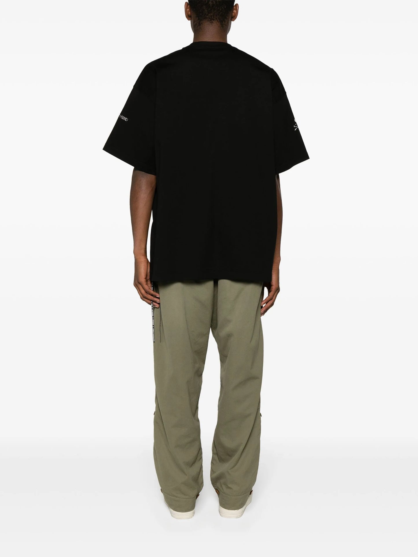 crystal-logo cotton T-shirt