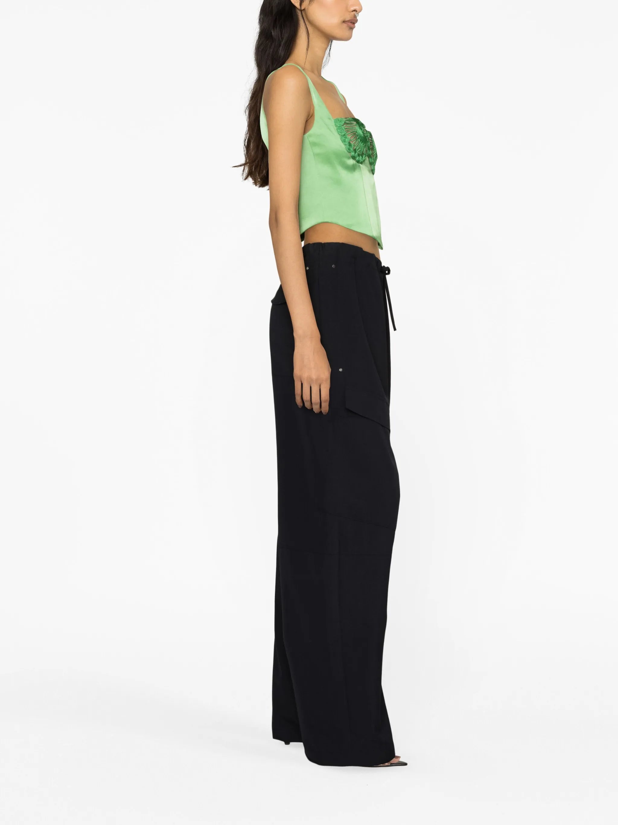 Micah soutache-detail bodice top