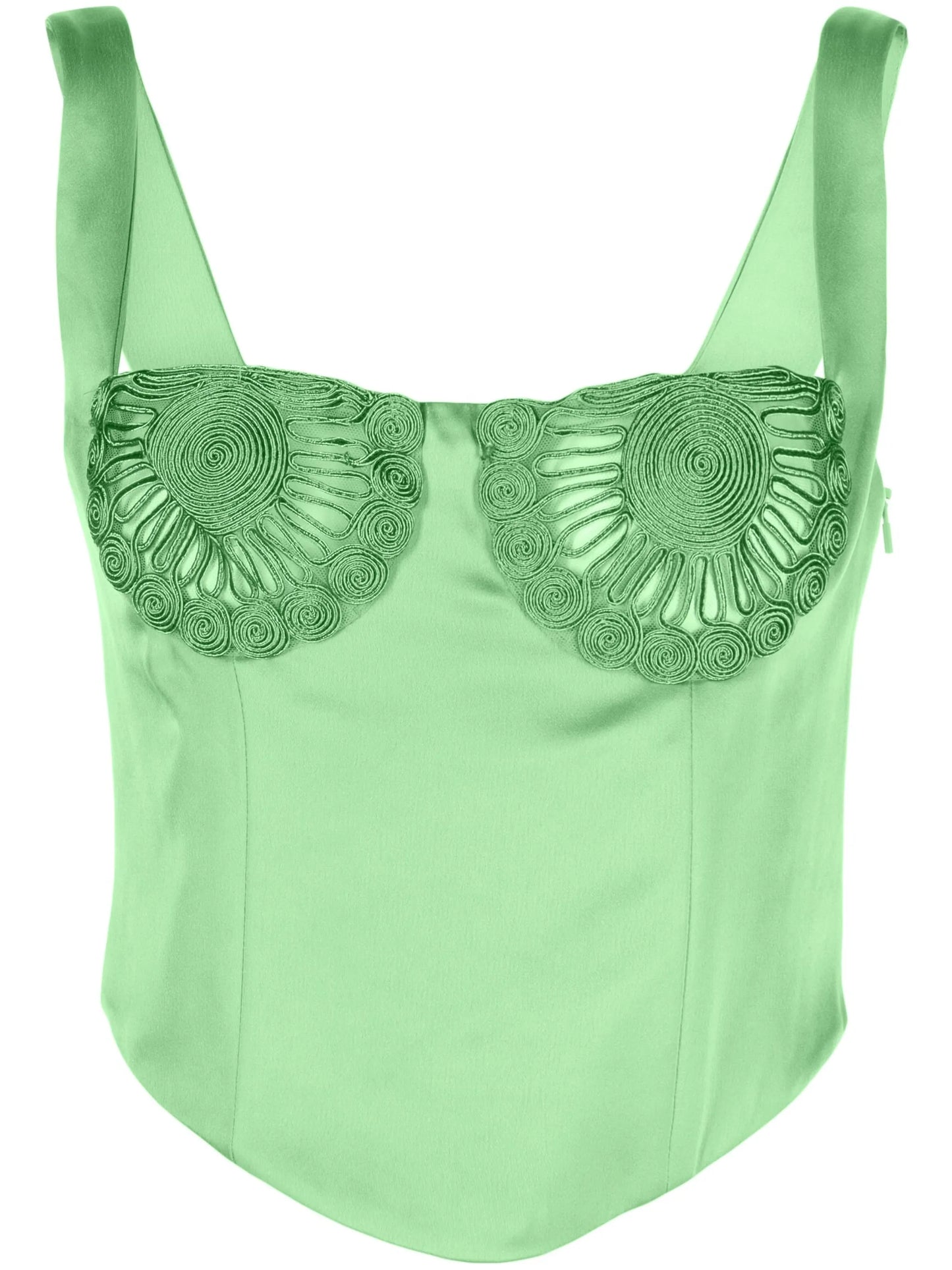 Micah soutache-detail bodice top