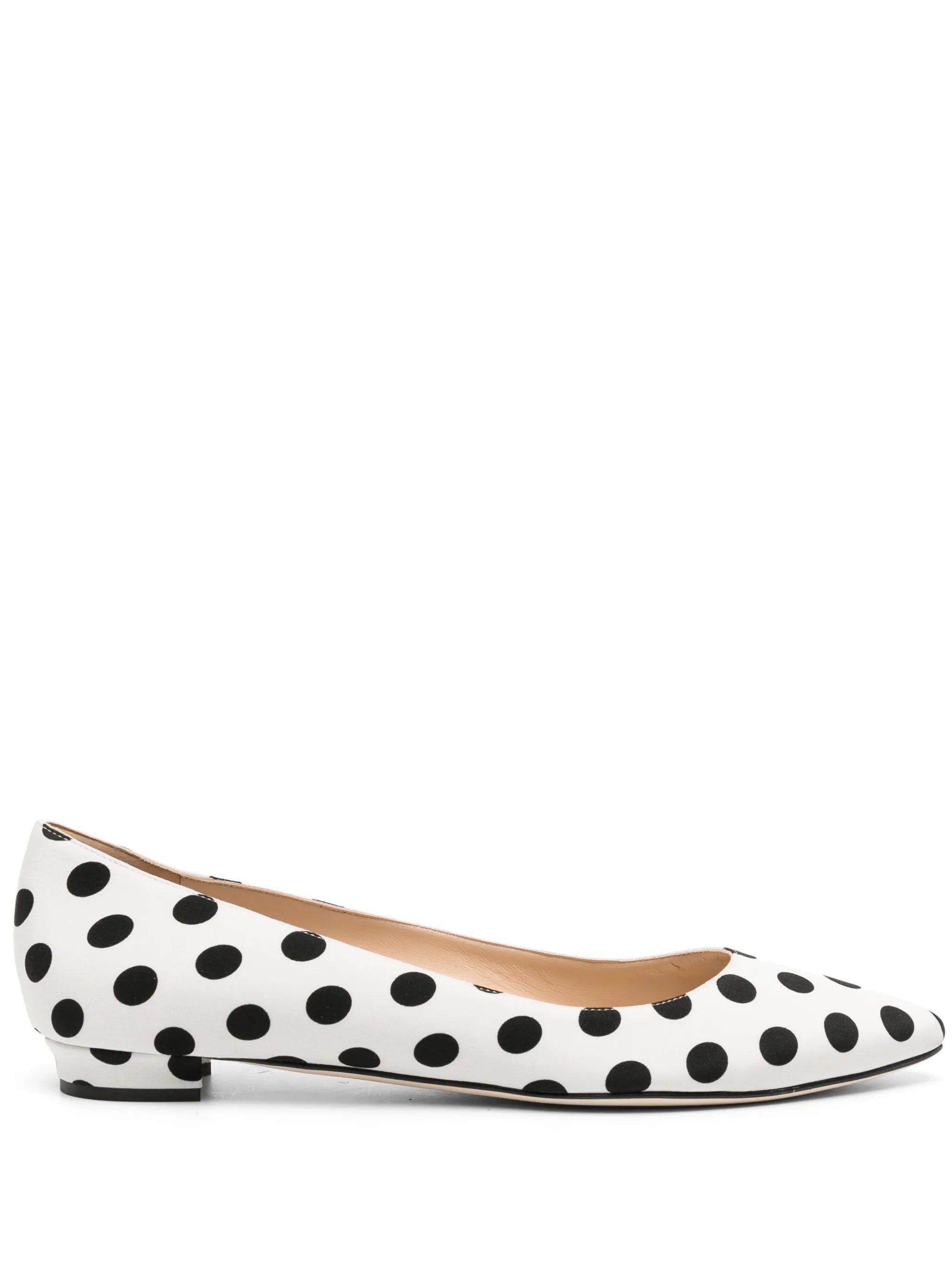 polka dot ballet pumps
