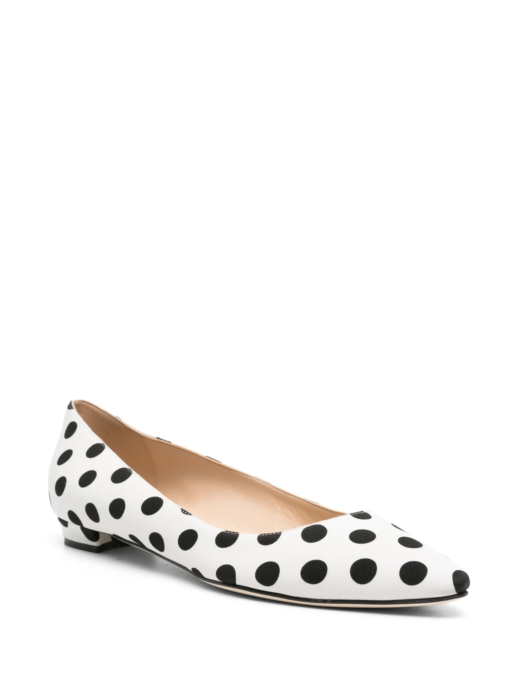 polka dot ballet pumps