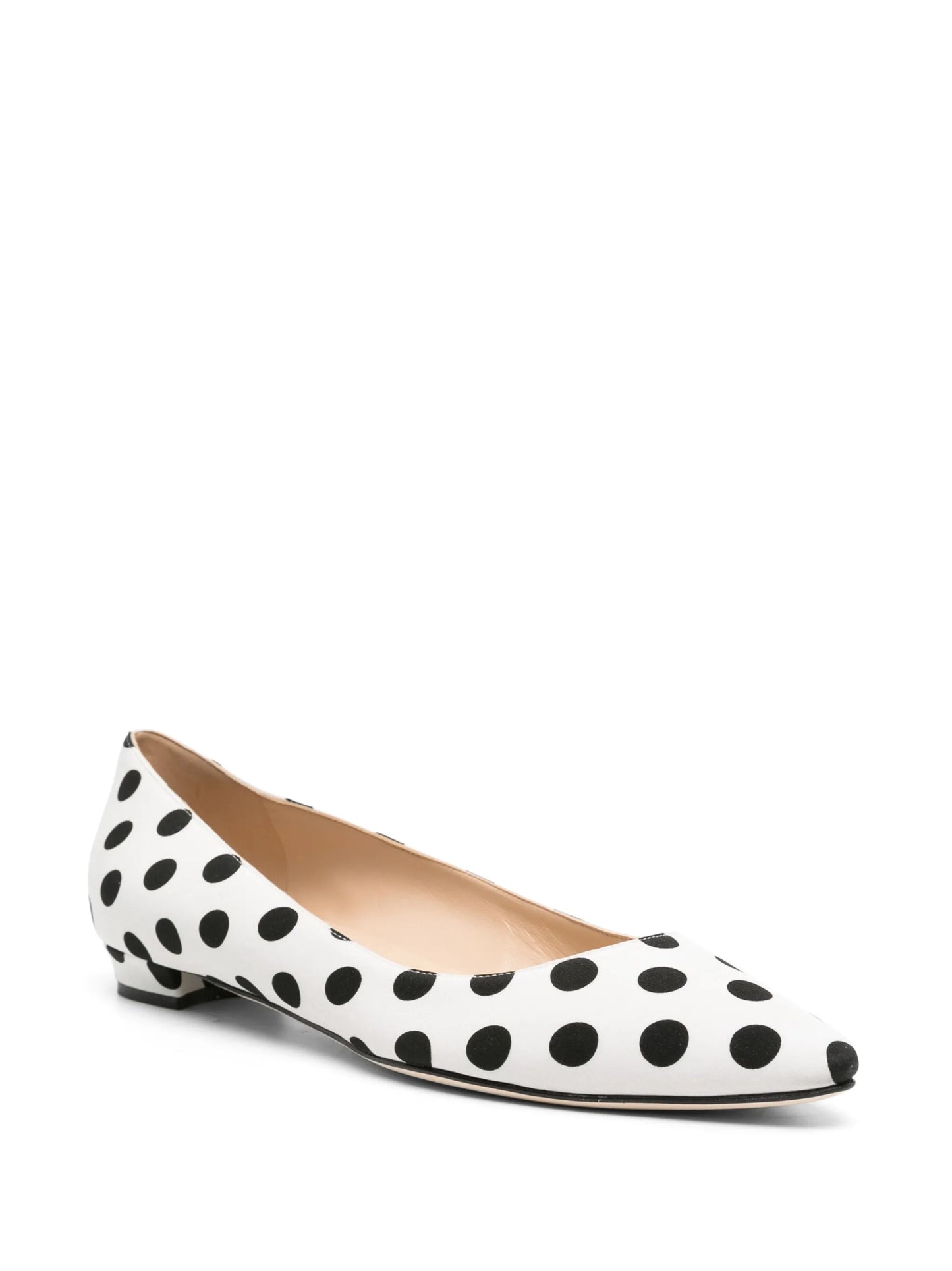 polka dot ballet pumps
