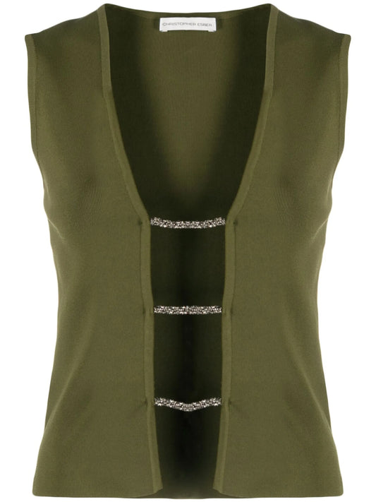 Crystalline lattice-detail top