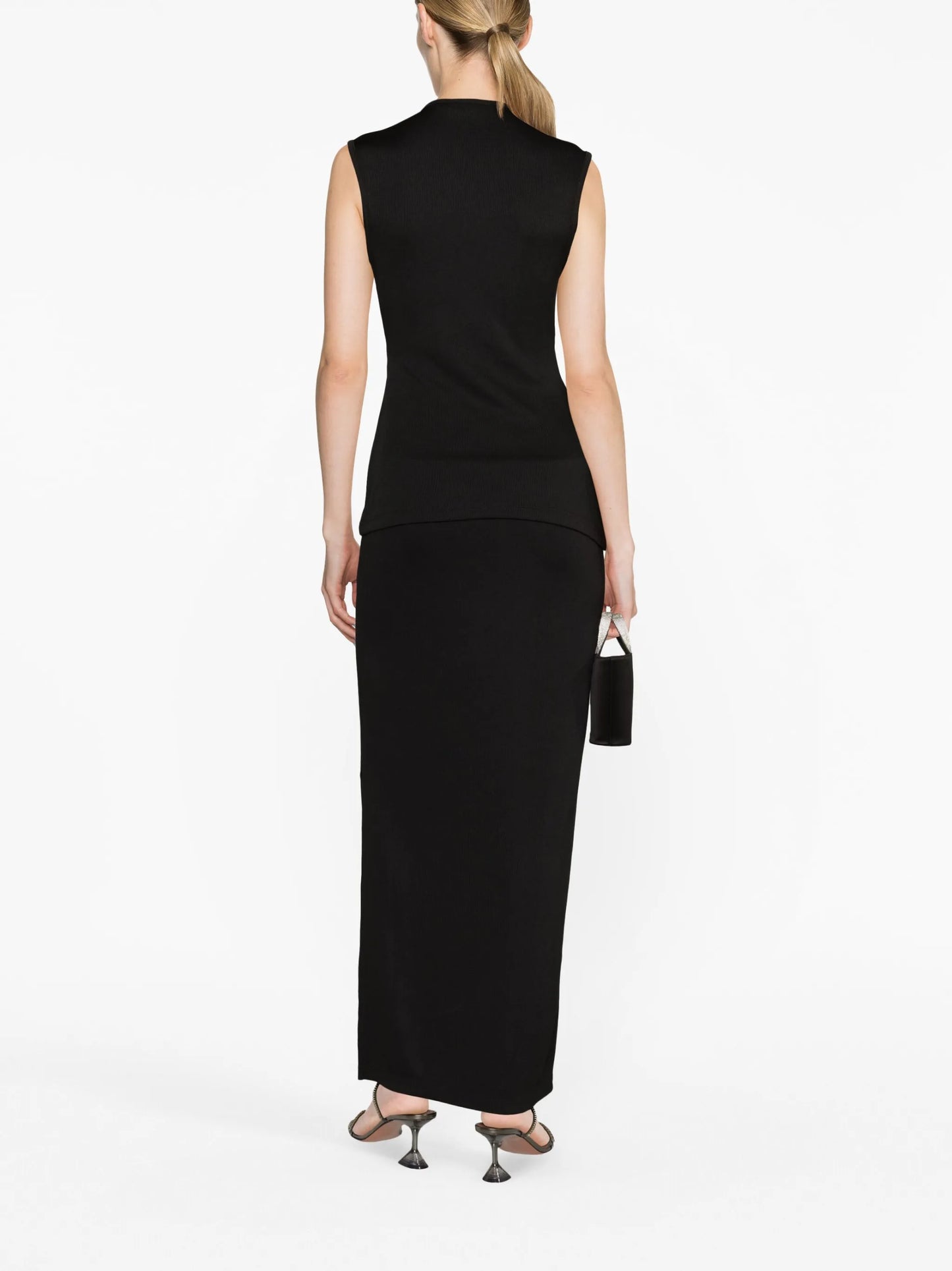 cut-out column dress