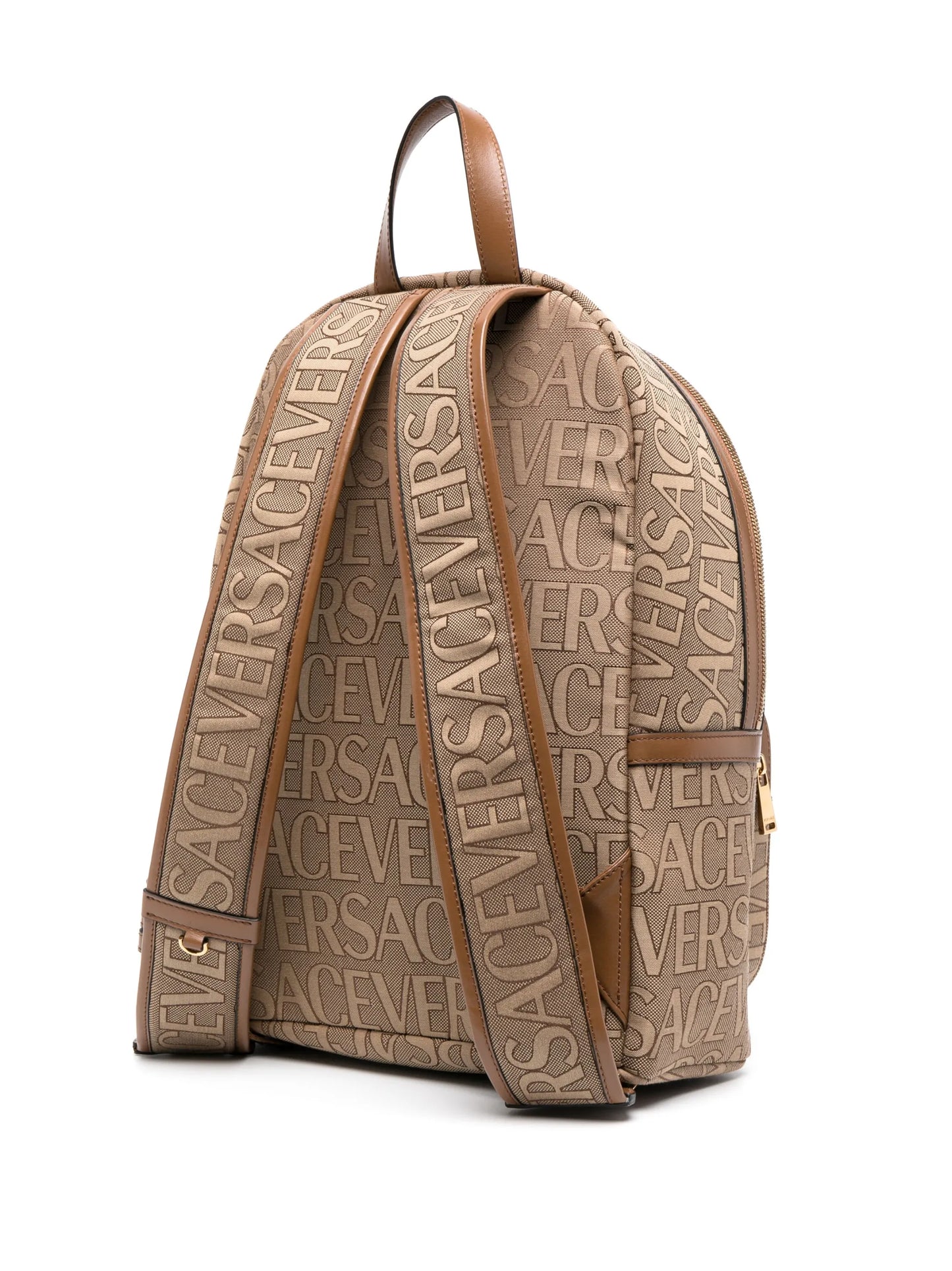 logo-print backpack