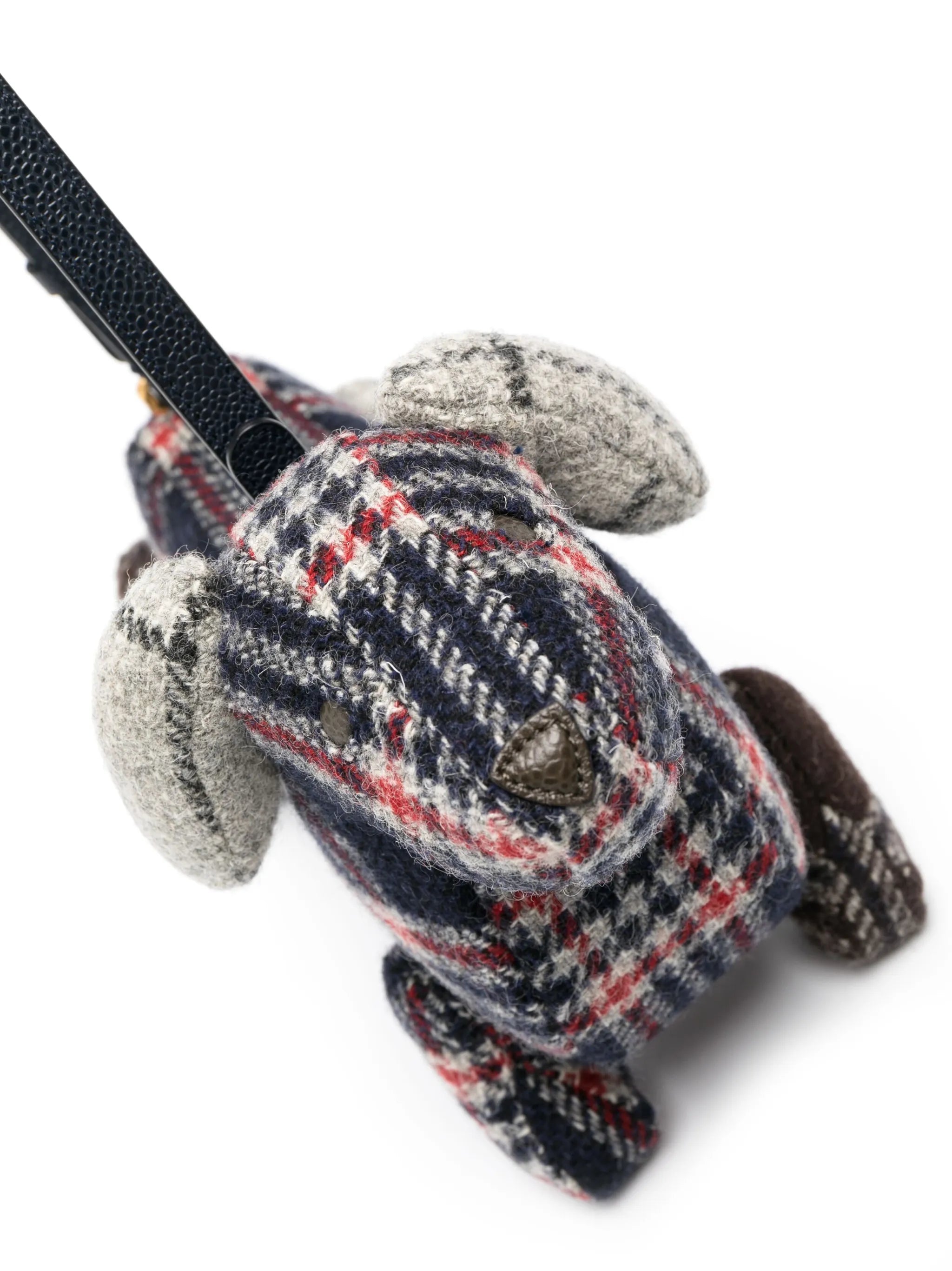 Hector plaid-check wool shoulder bag