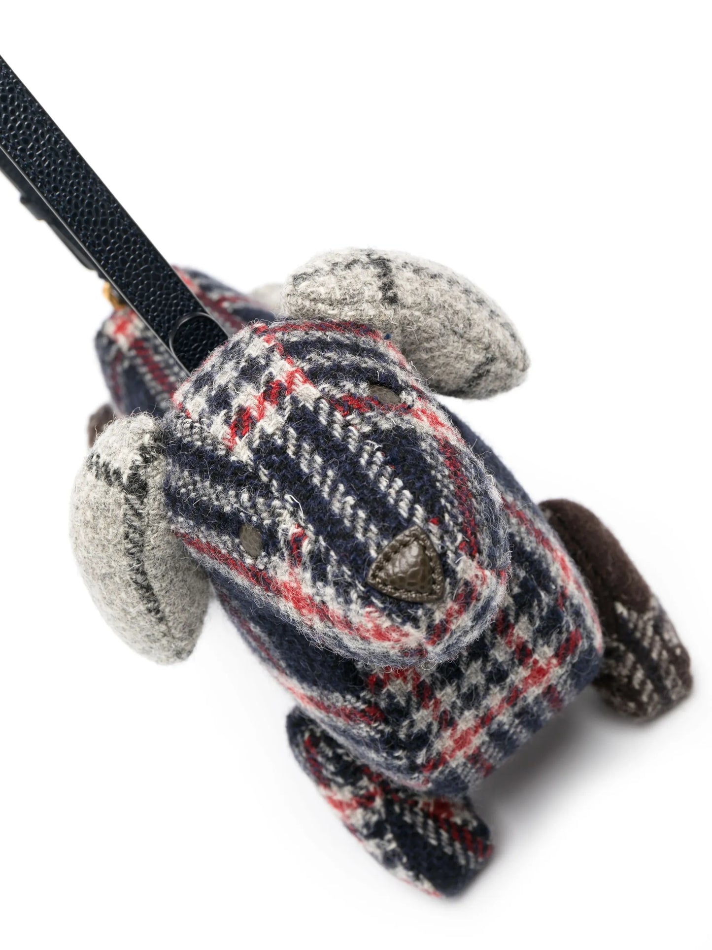 Hector plaid-check wool shoulder bag