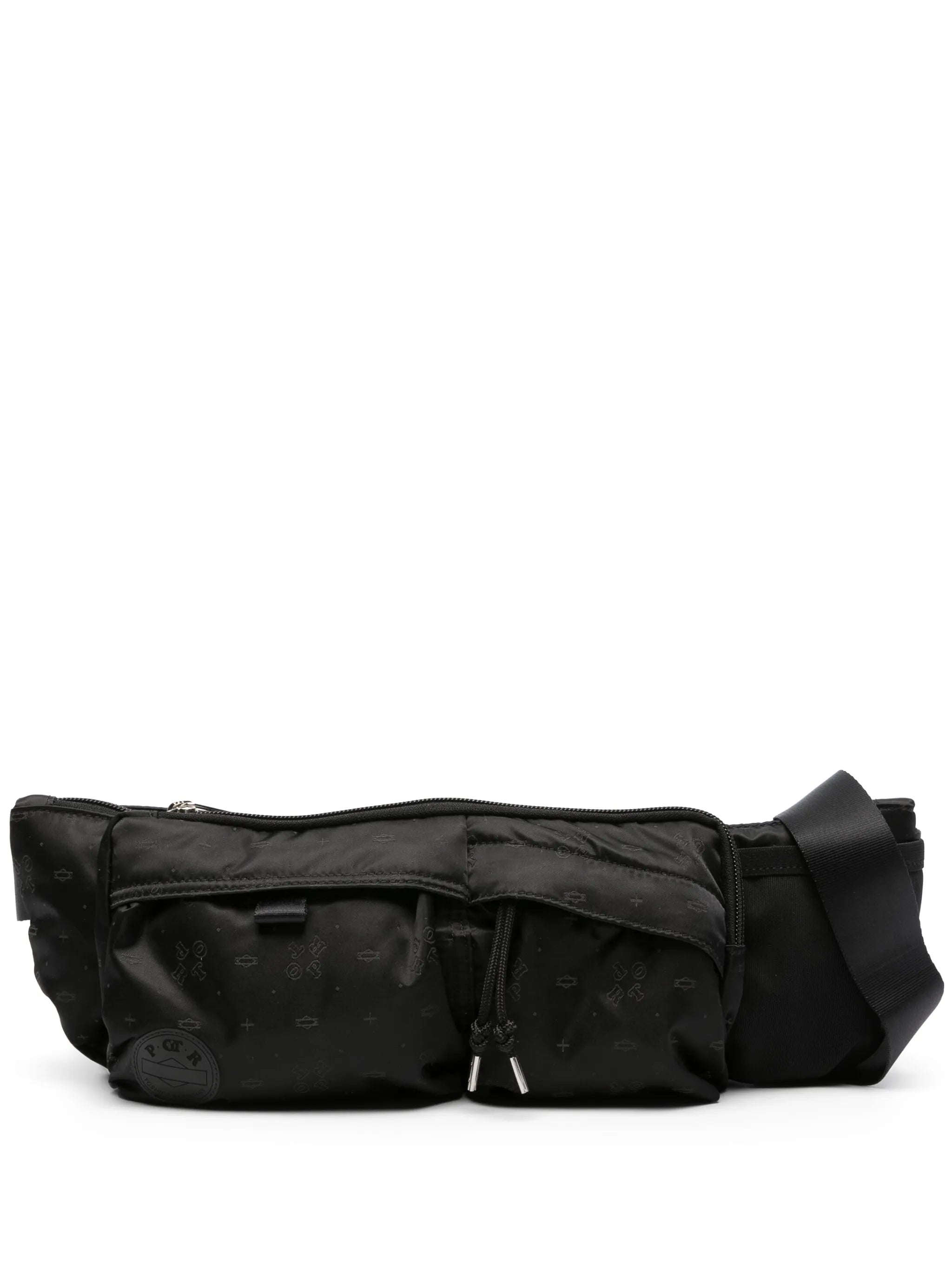 monogram three-pocket belt bag