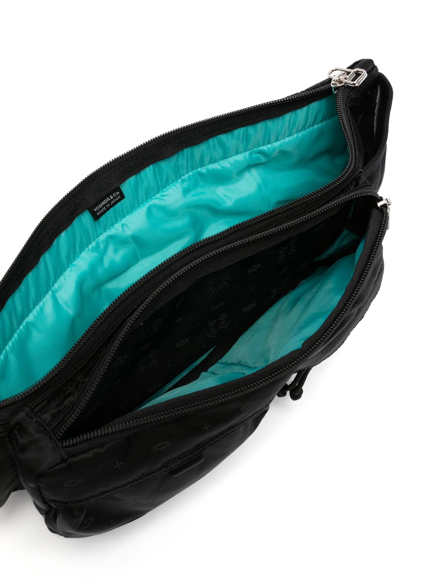 monogram three-pocket belt bag