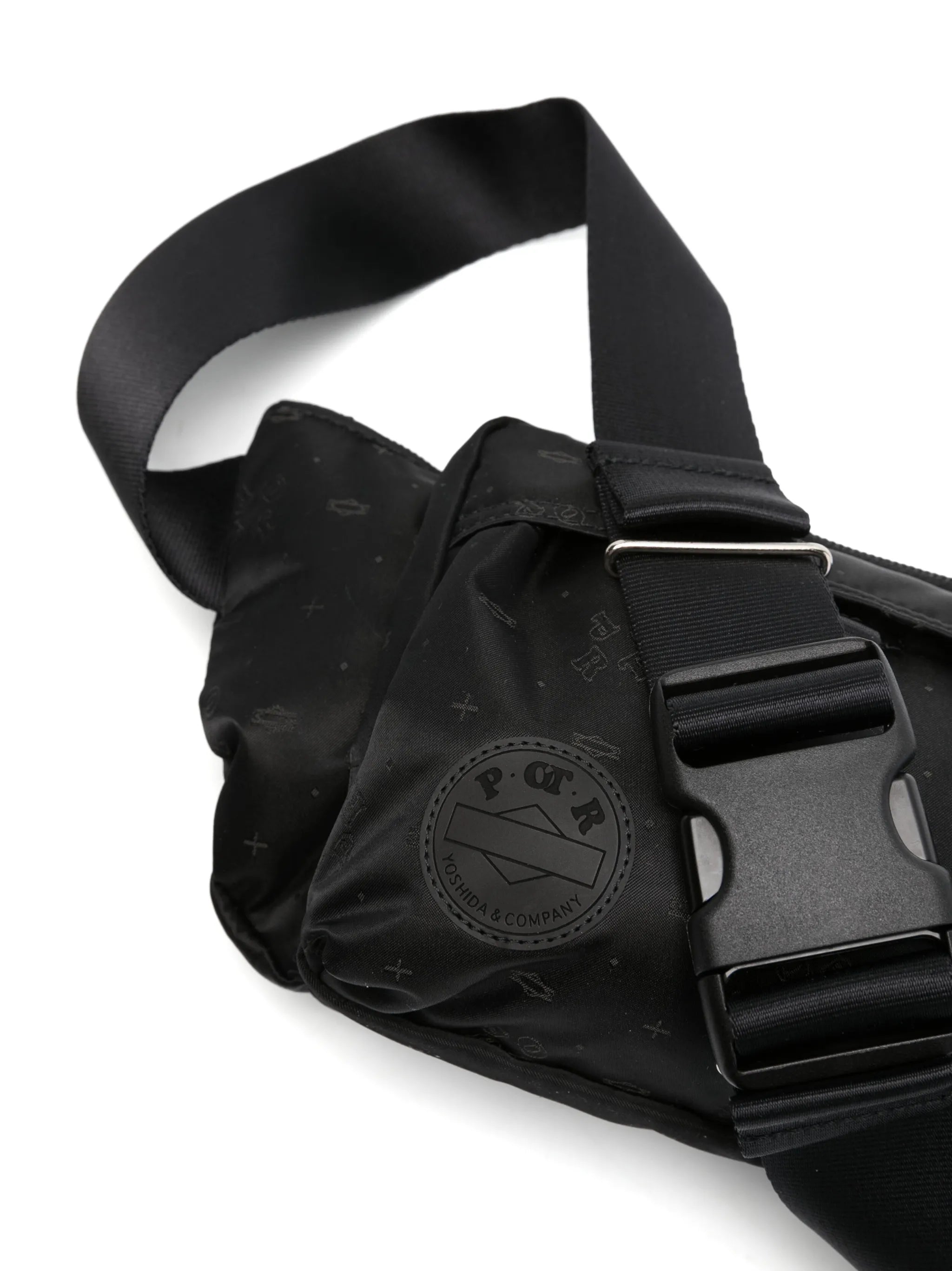 monogram three-pocket belt bag