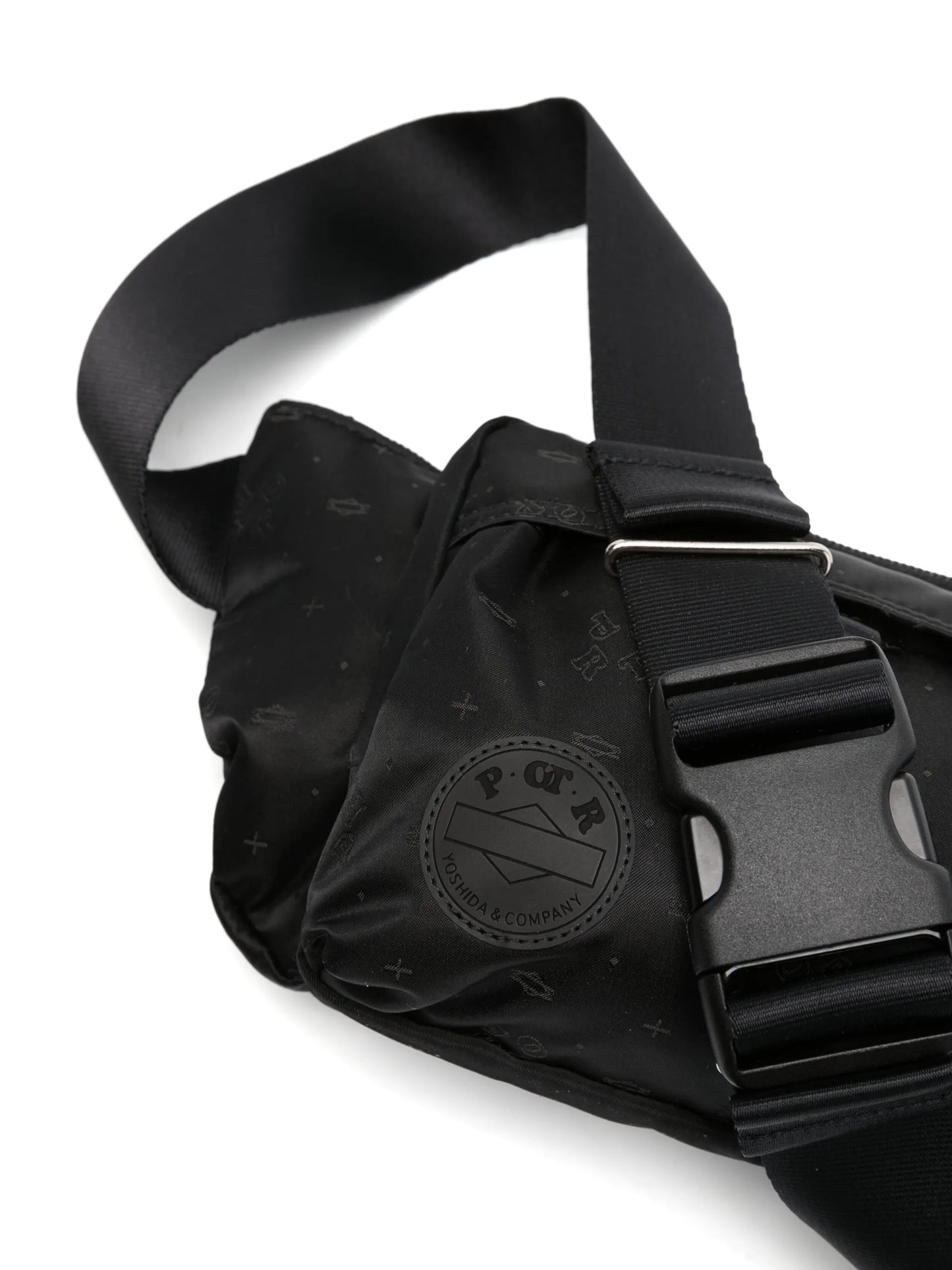 monogram three-pocket belt bag