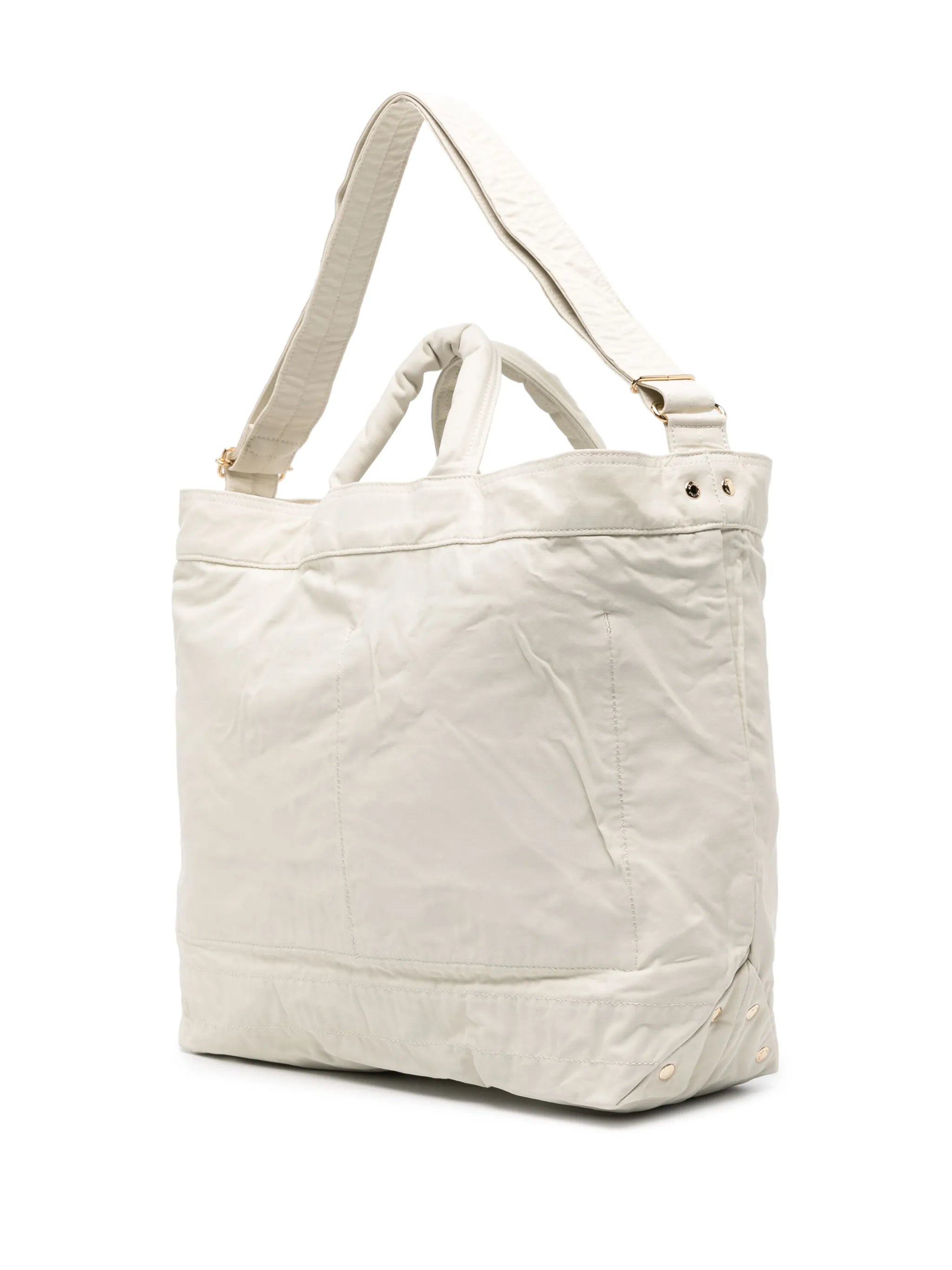 Mile 2Way logo-patch tote bag
