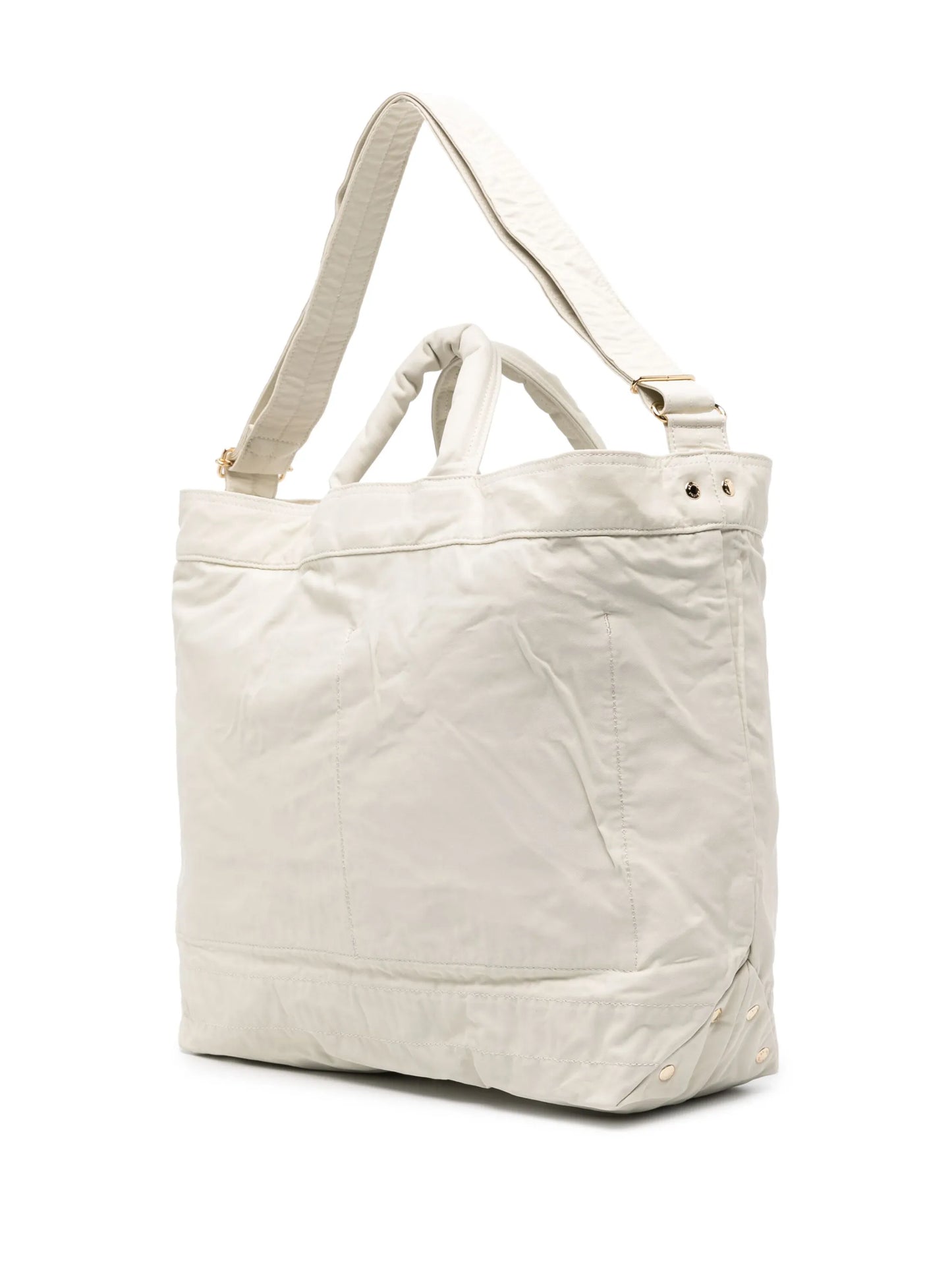 Mile 2Way logo-patch tote bag