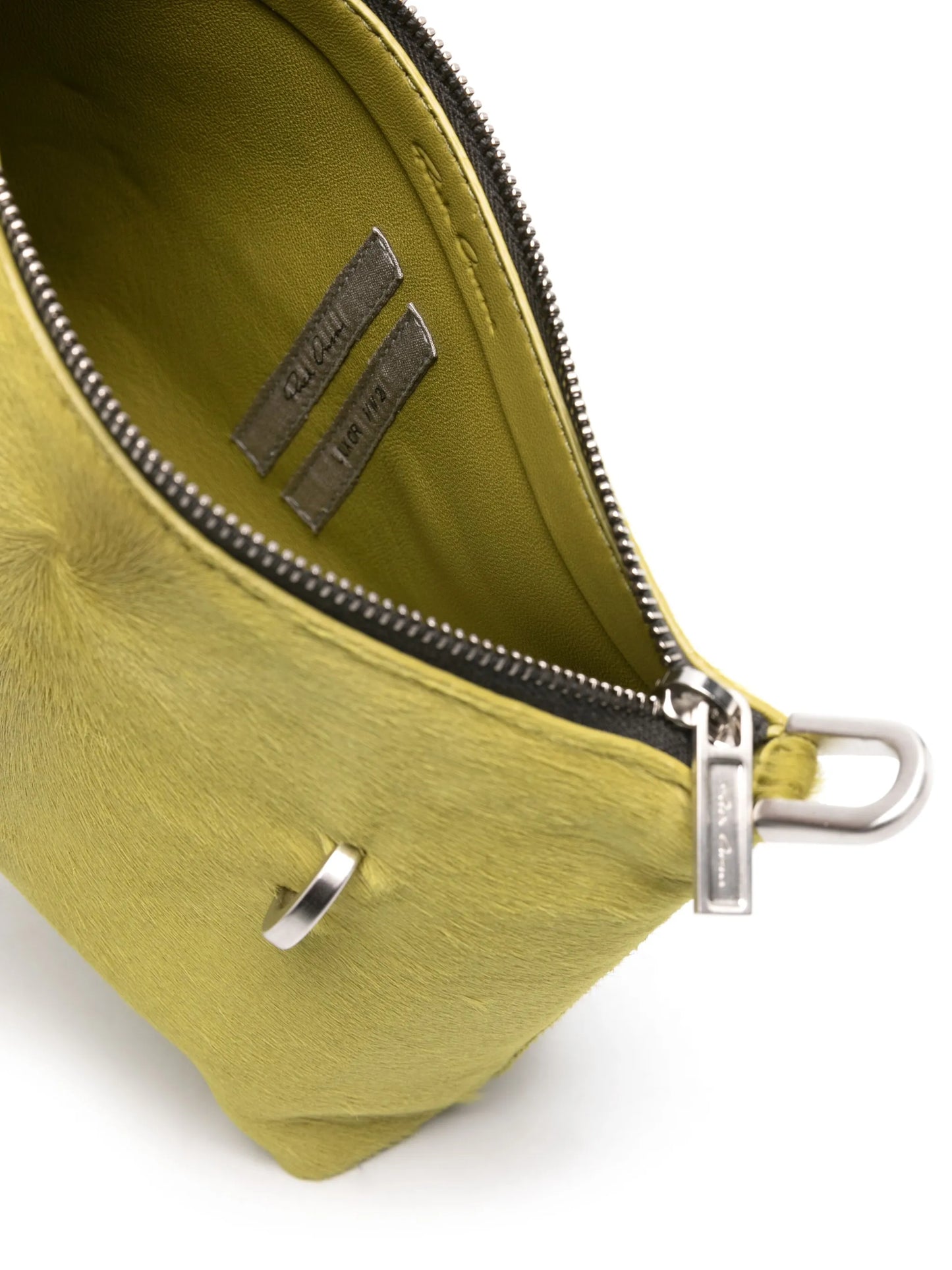 cable-link chain leather messenger bag