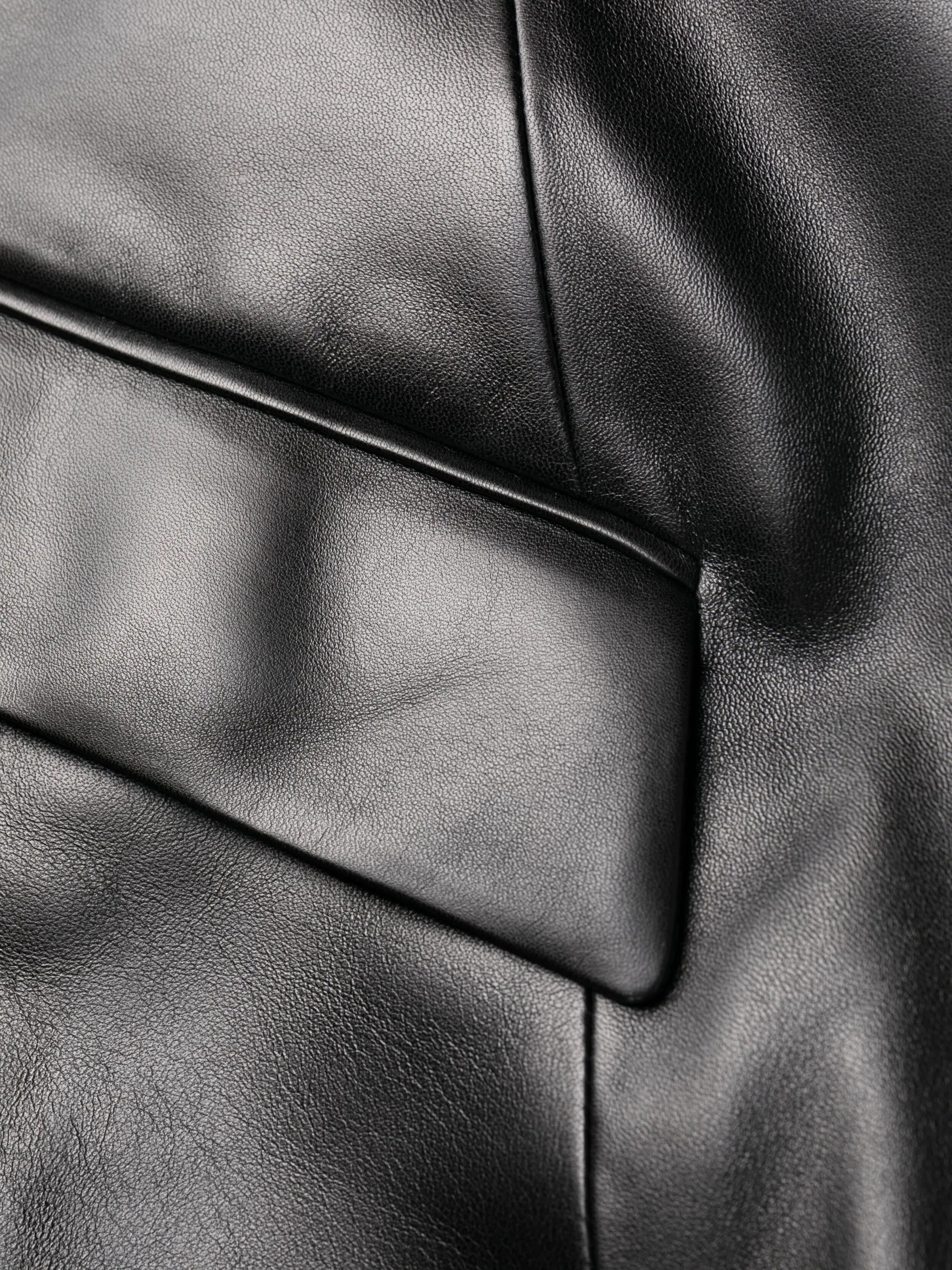 leather trench coat
