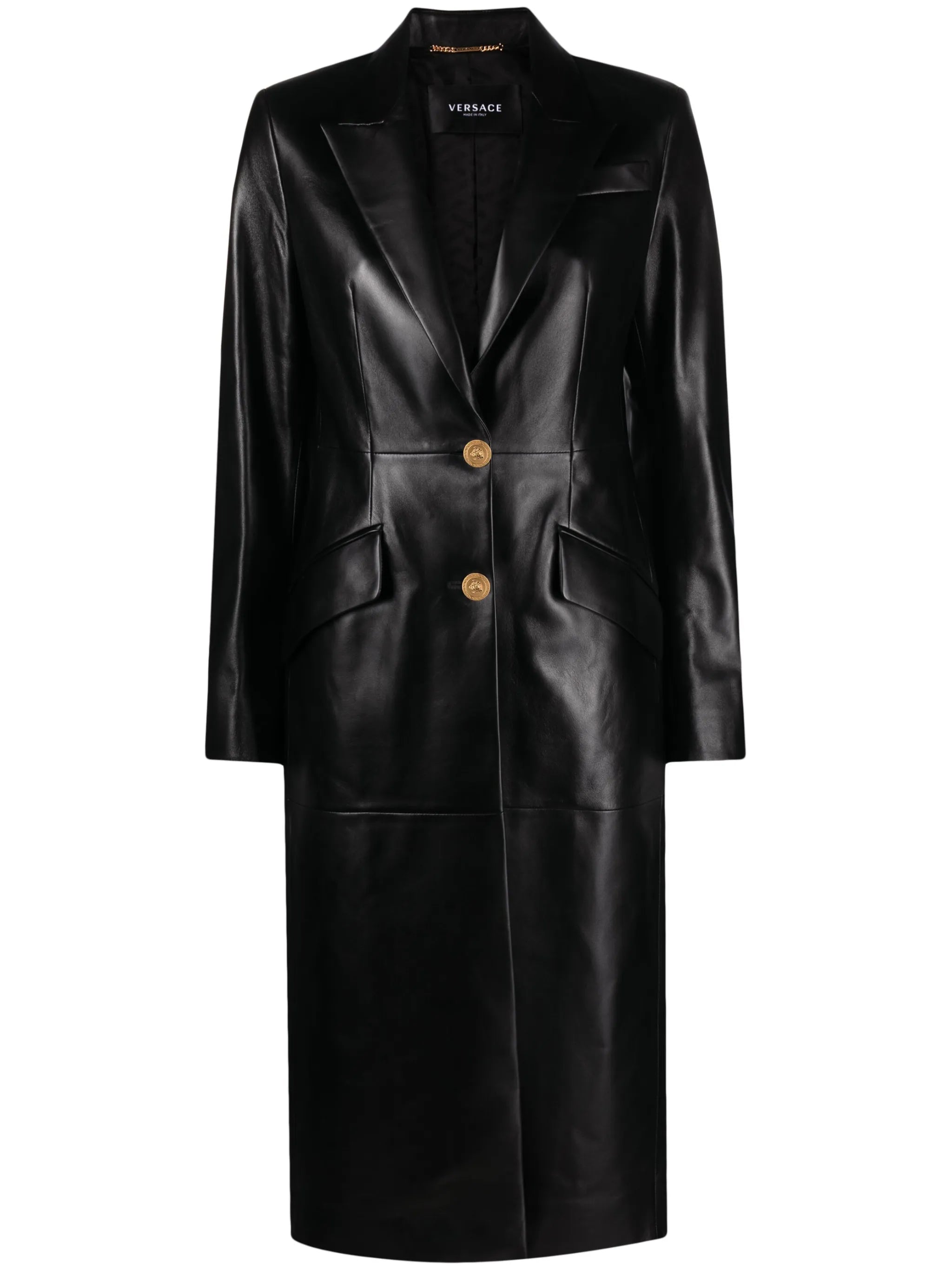 leather trench coat