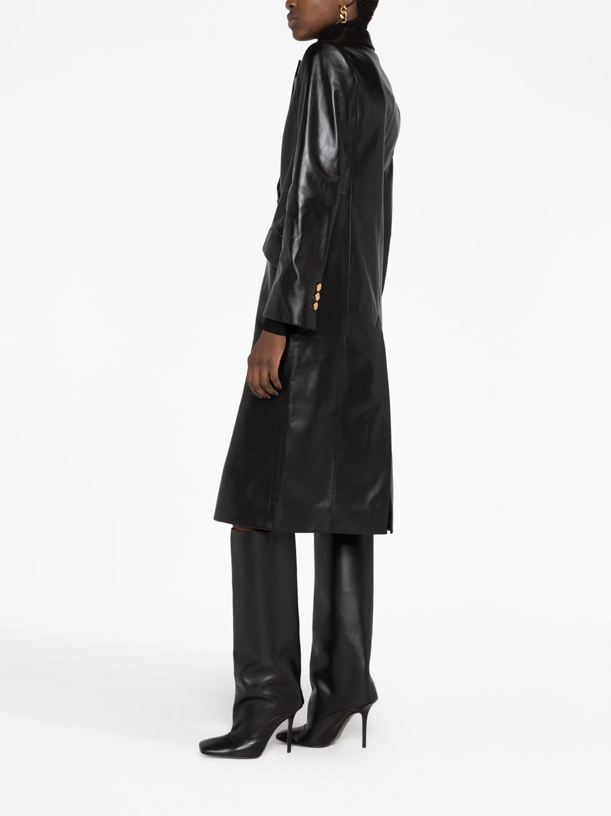 leather trench coat