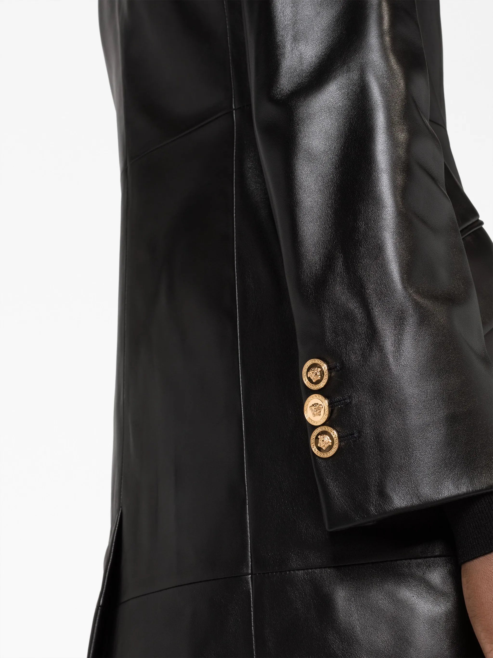 leather trench coat
