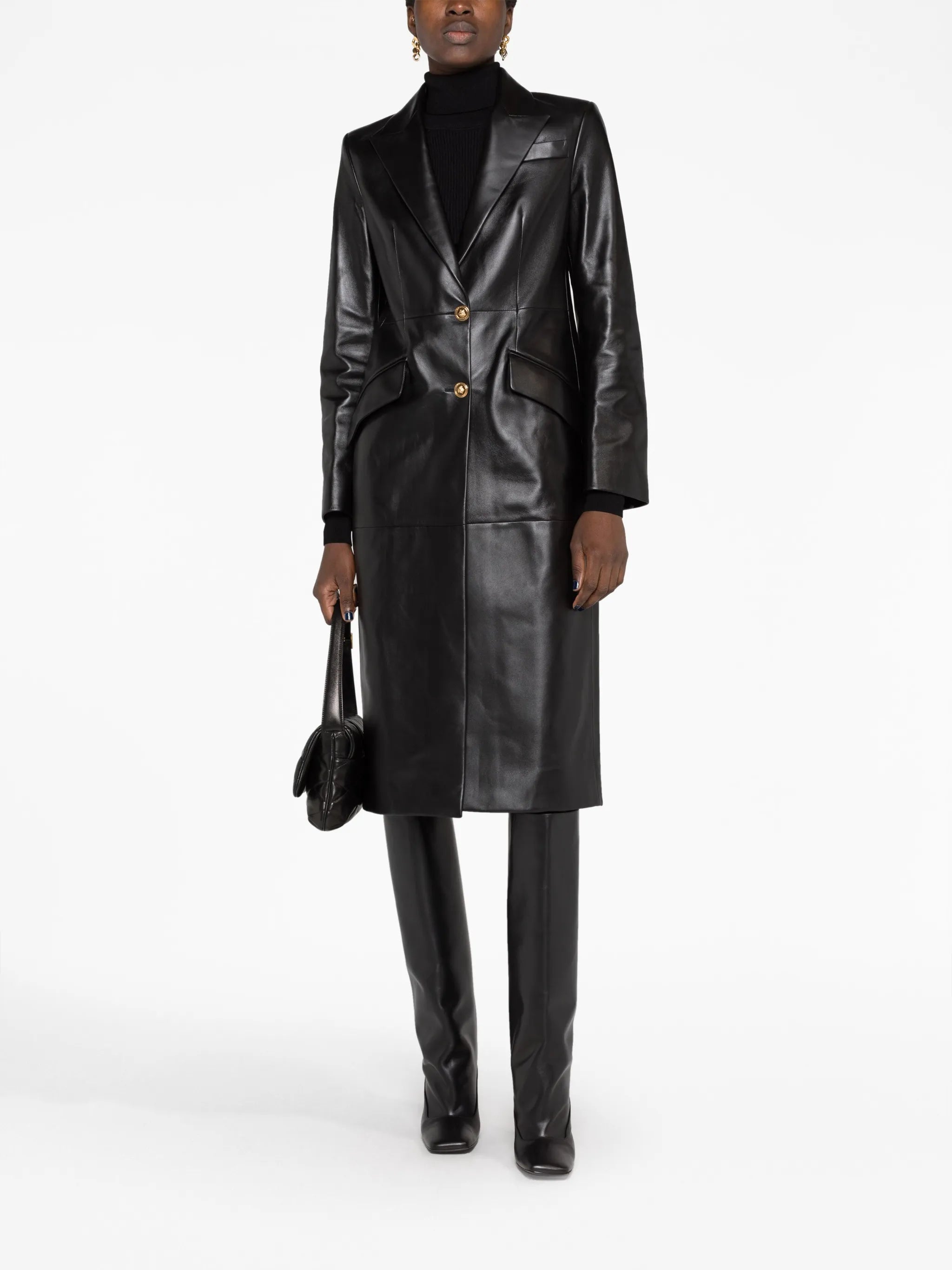 leather trench coat