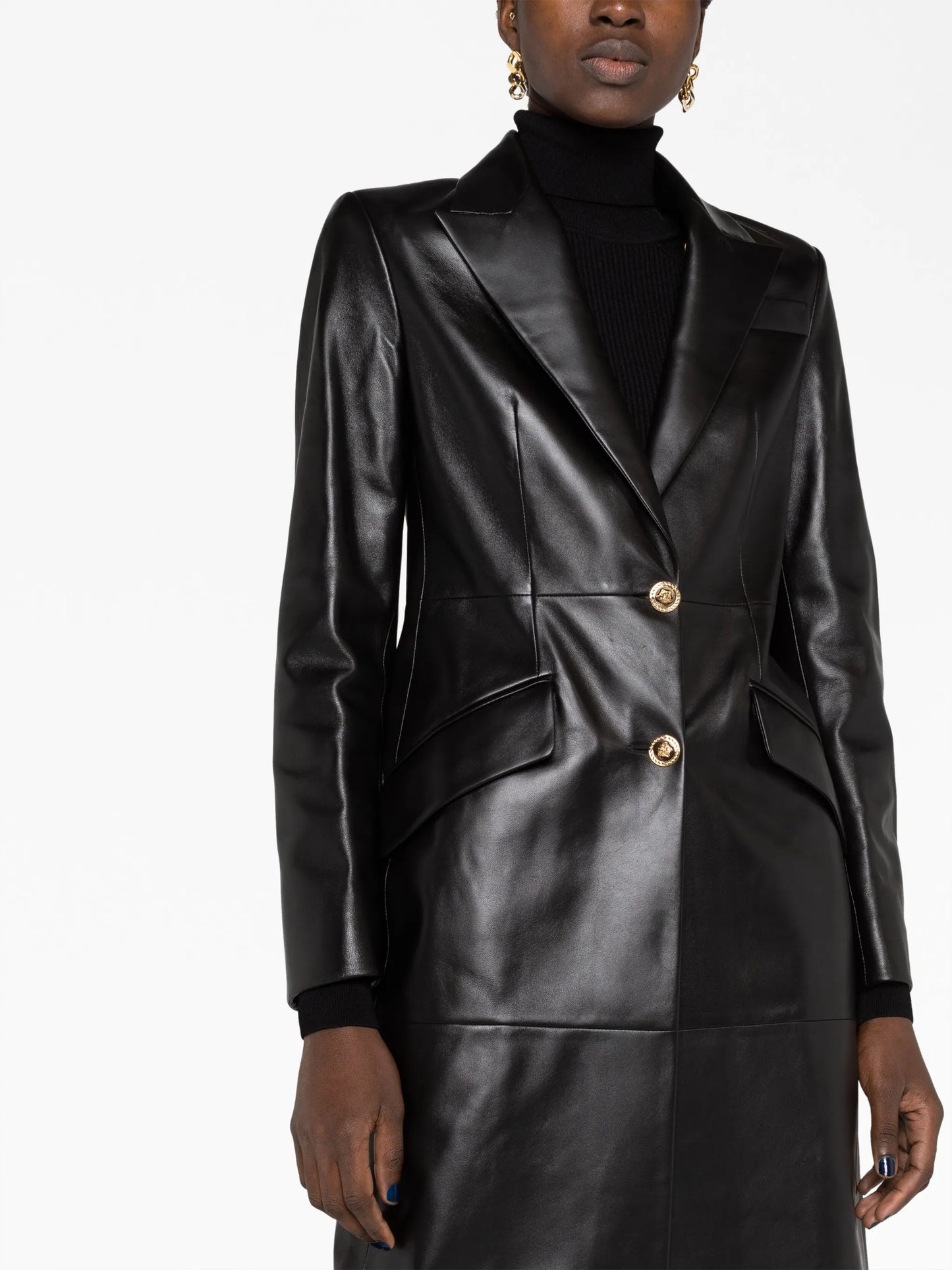 leather trench coat