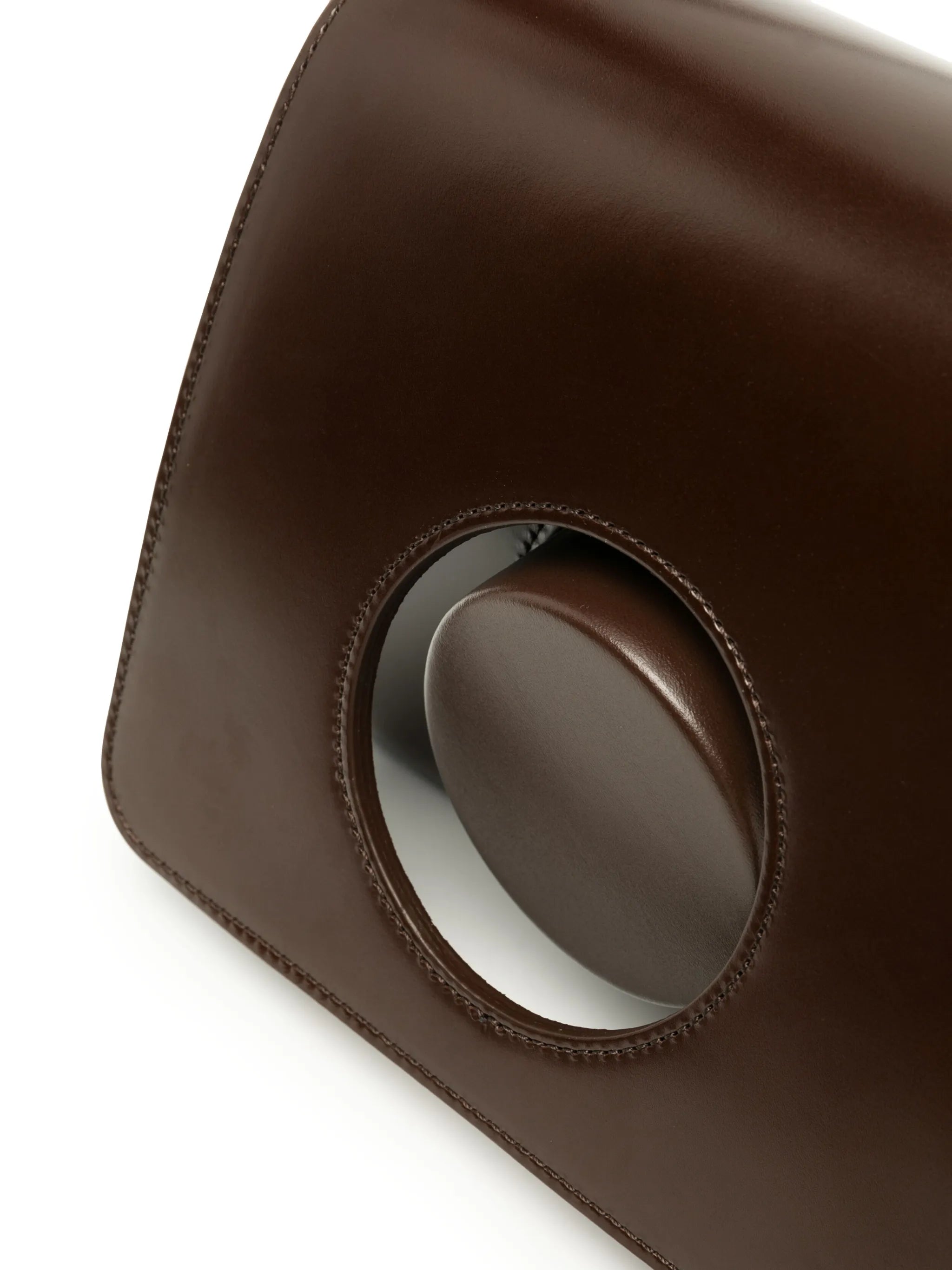 Camera leather shoulder bag