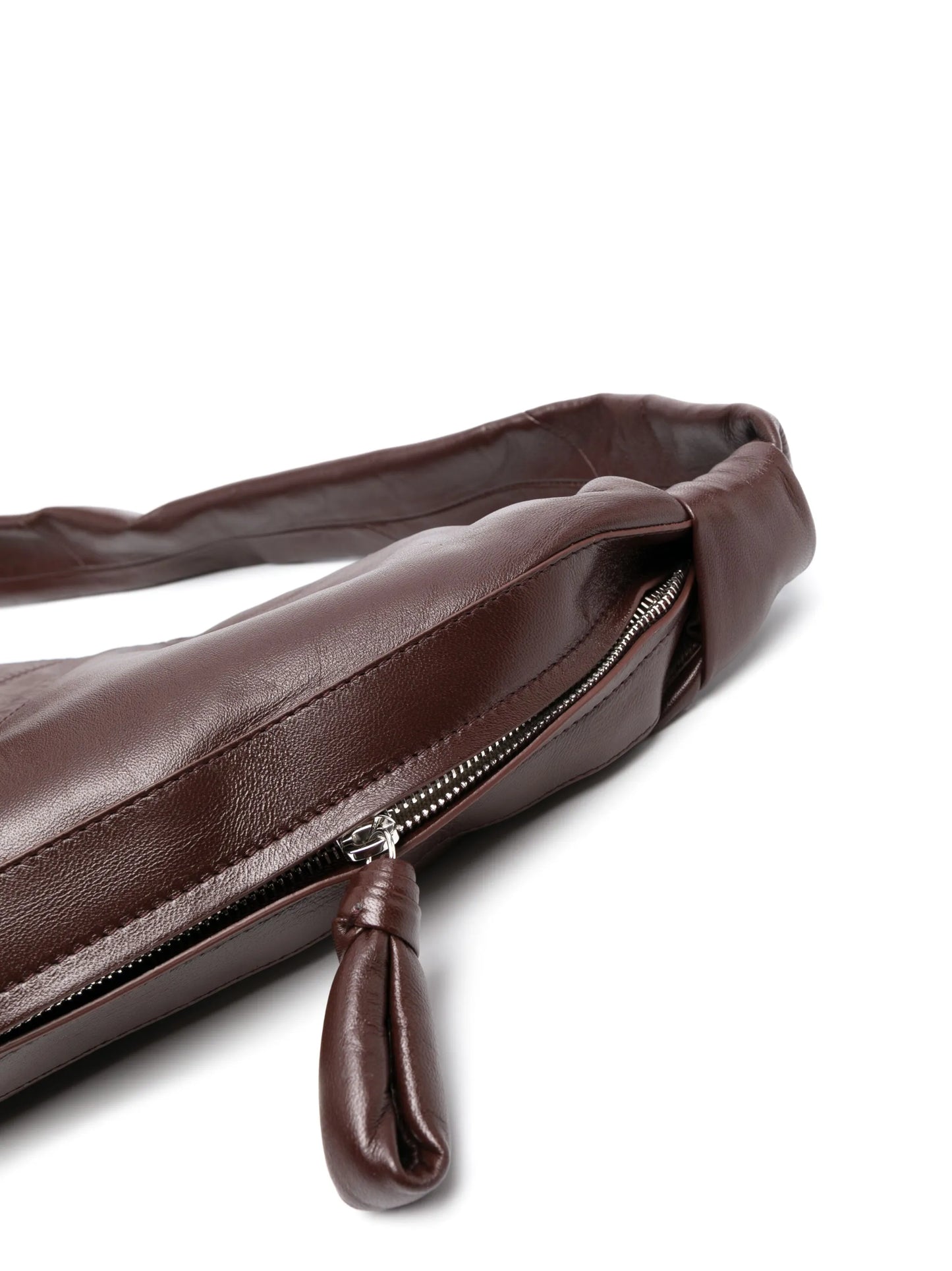 large Croissant leather shoulder bag