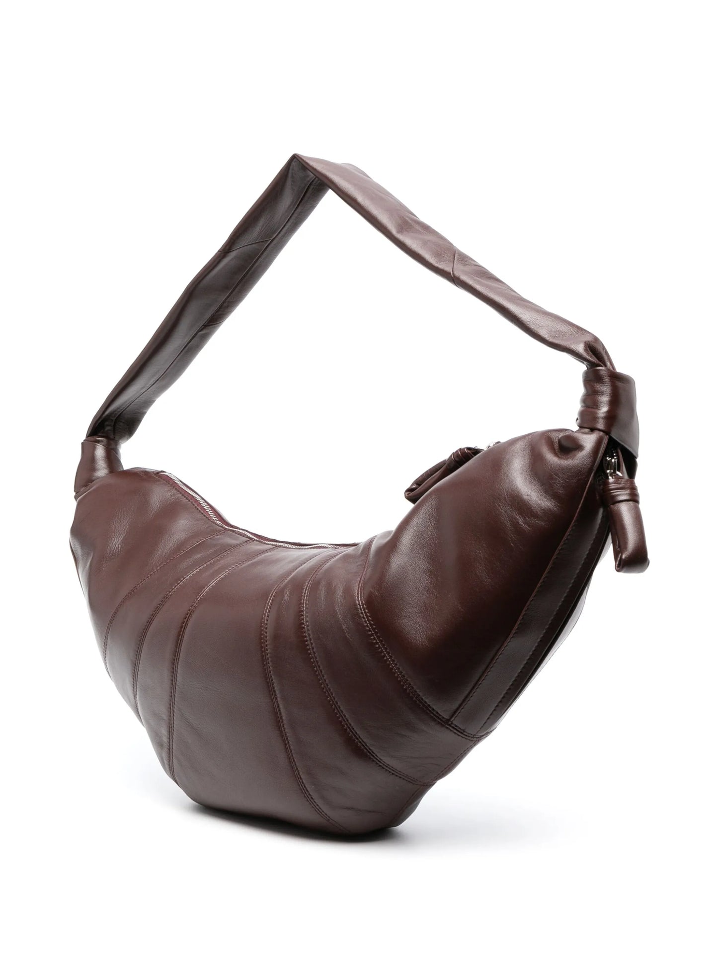 large Croissant leather shoulder bag