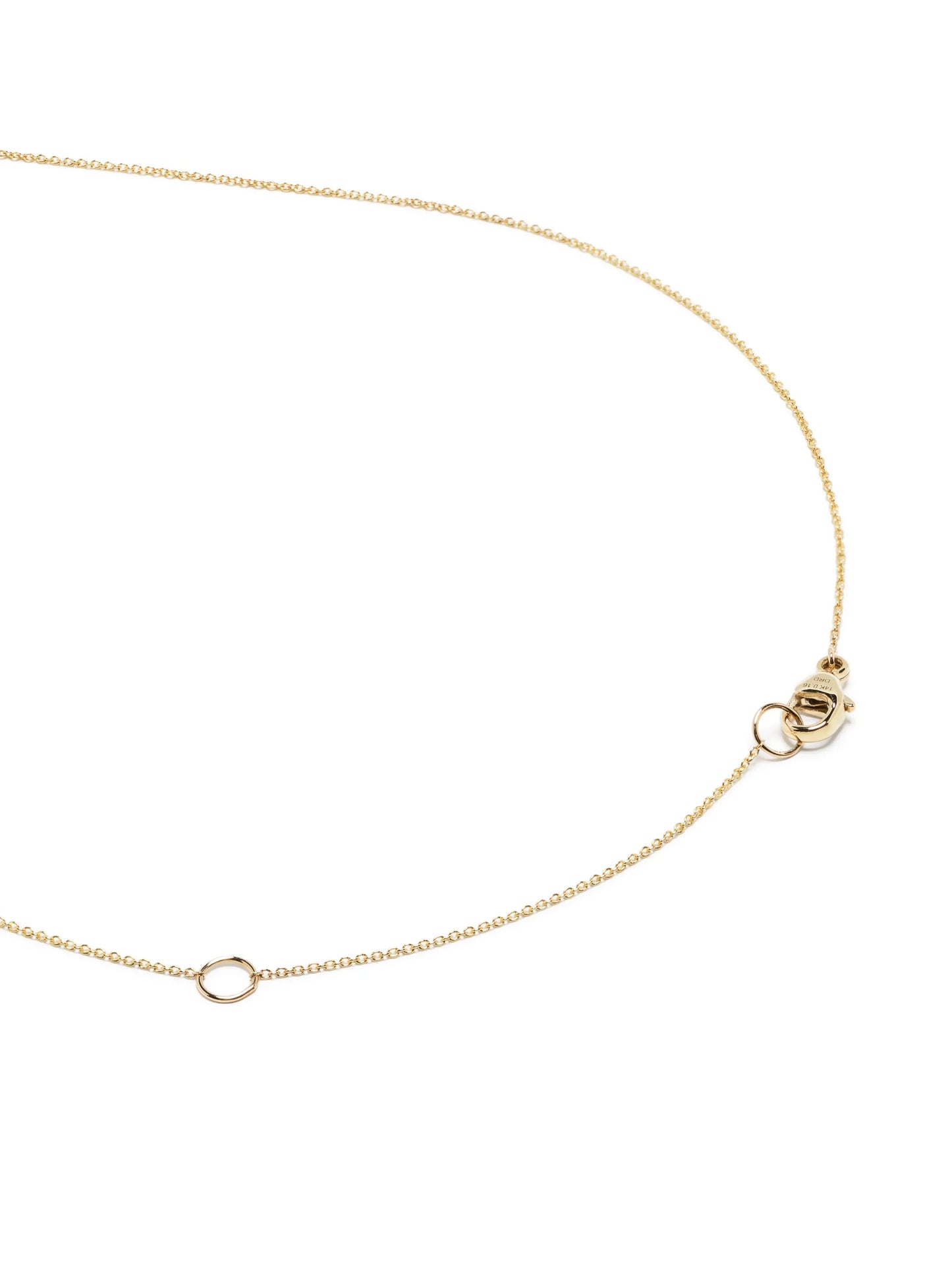 14kt yellow gold Vivienne Lily diamond necklace