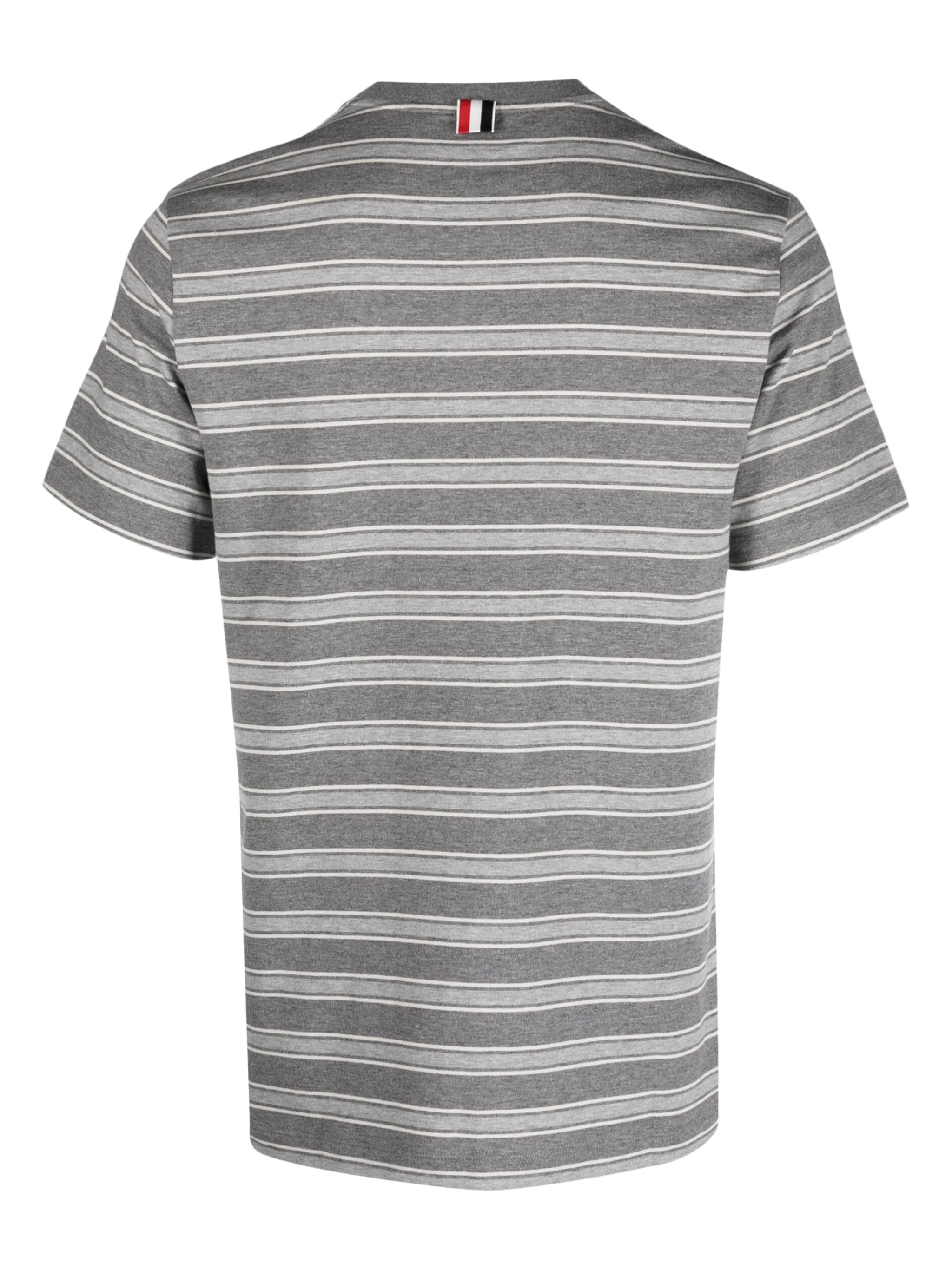 striped cotton-jersey T-shirt