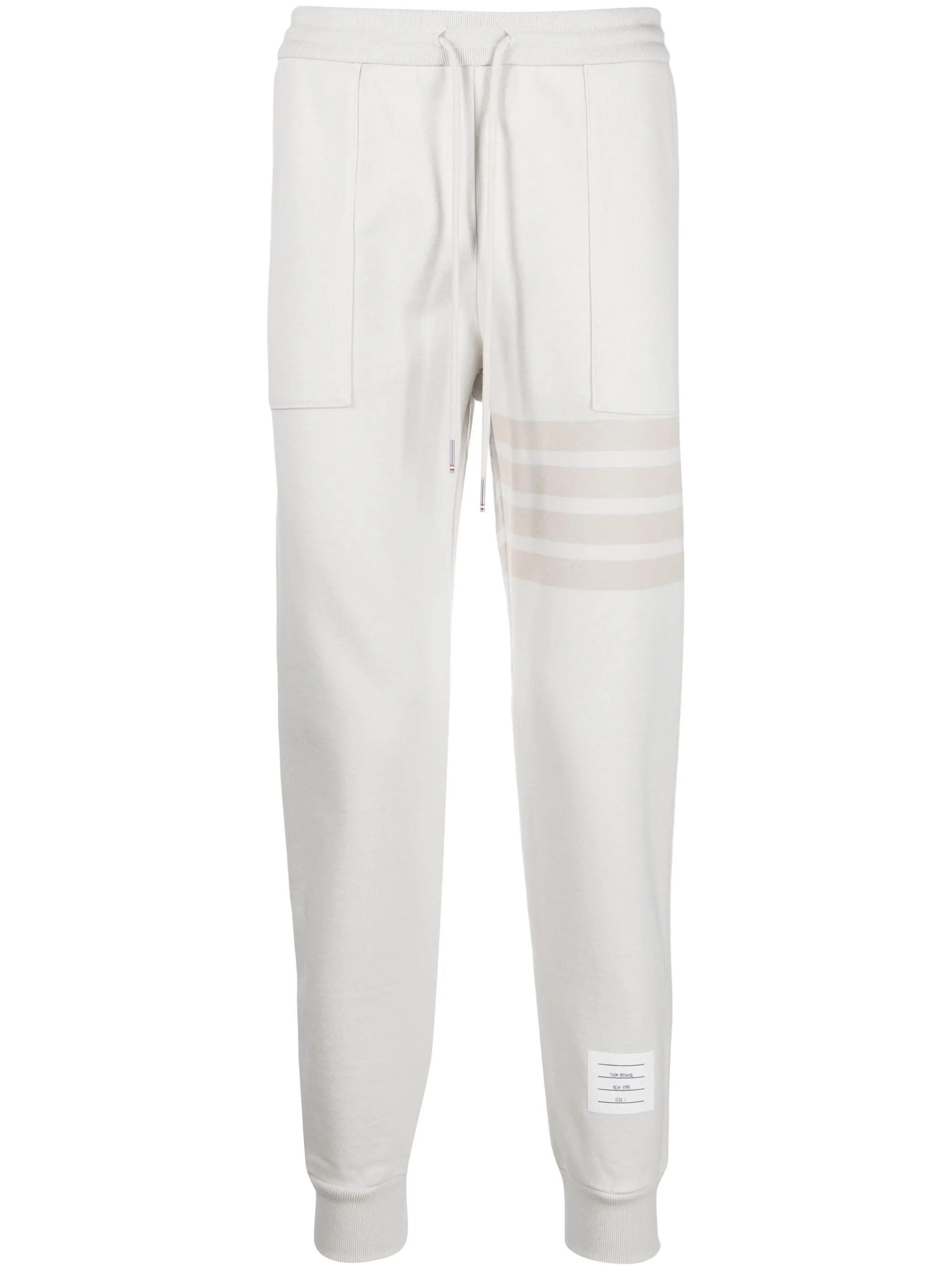 4-Bar drawstring track pants