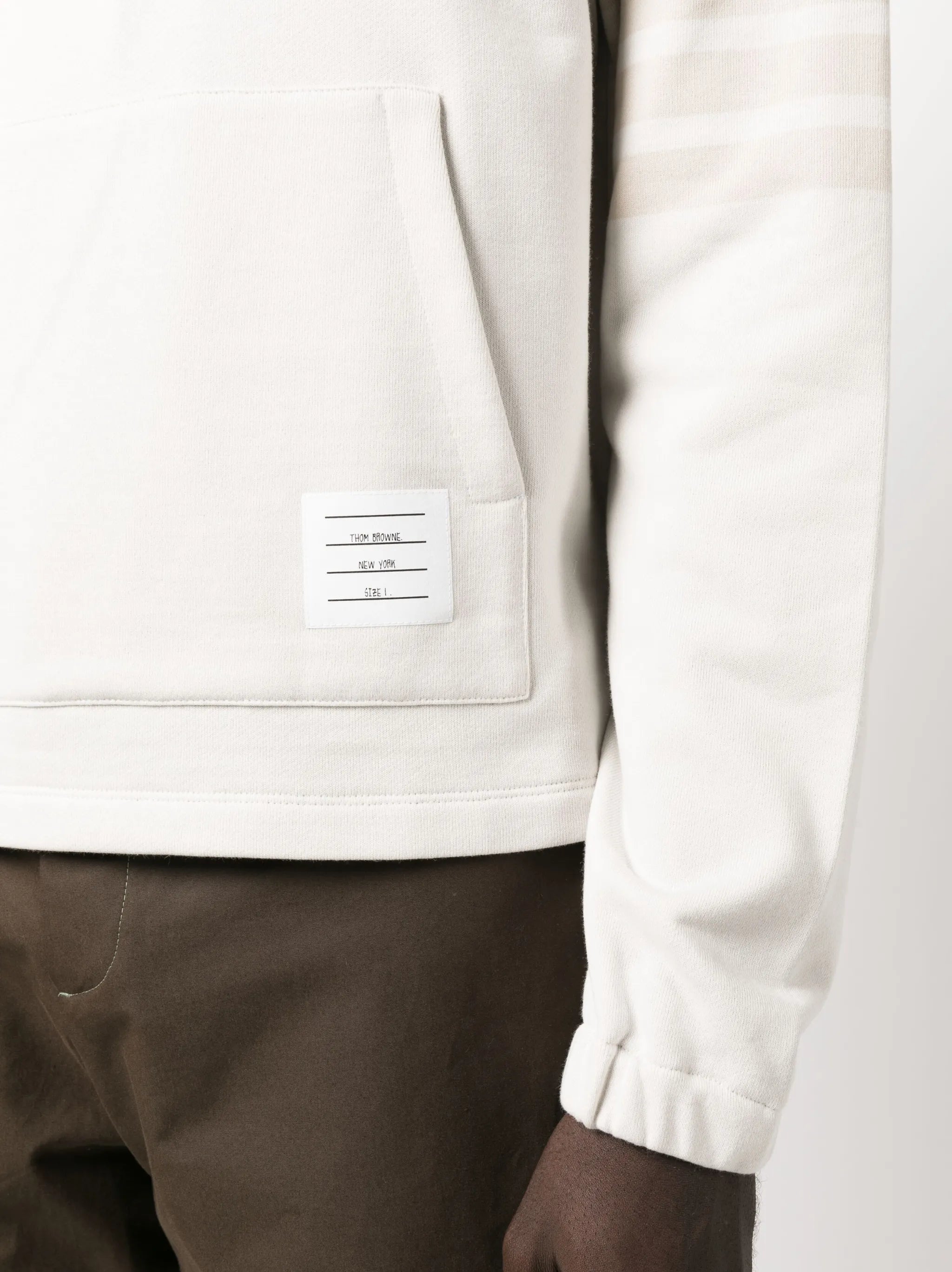 4-Bar stripe half-zip sweatshirt